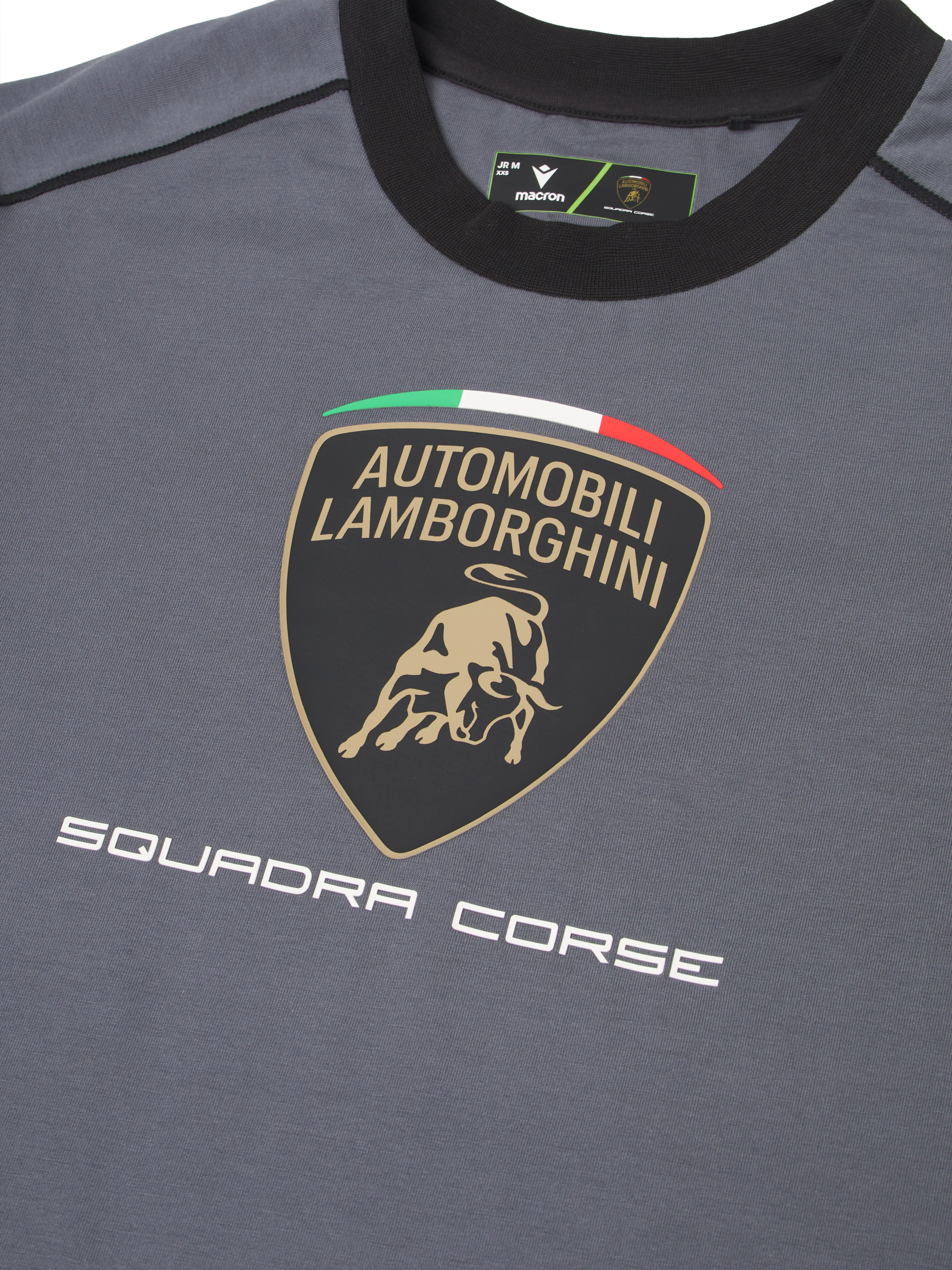 Squadra Corse kid's grey sports t-shirt - Image 3