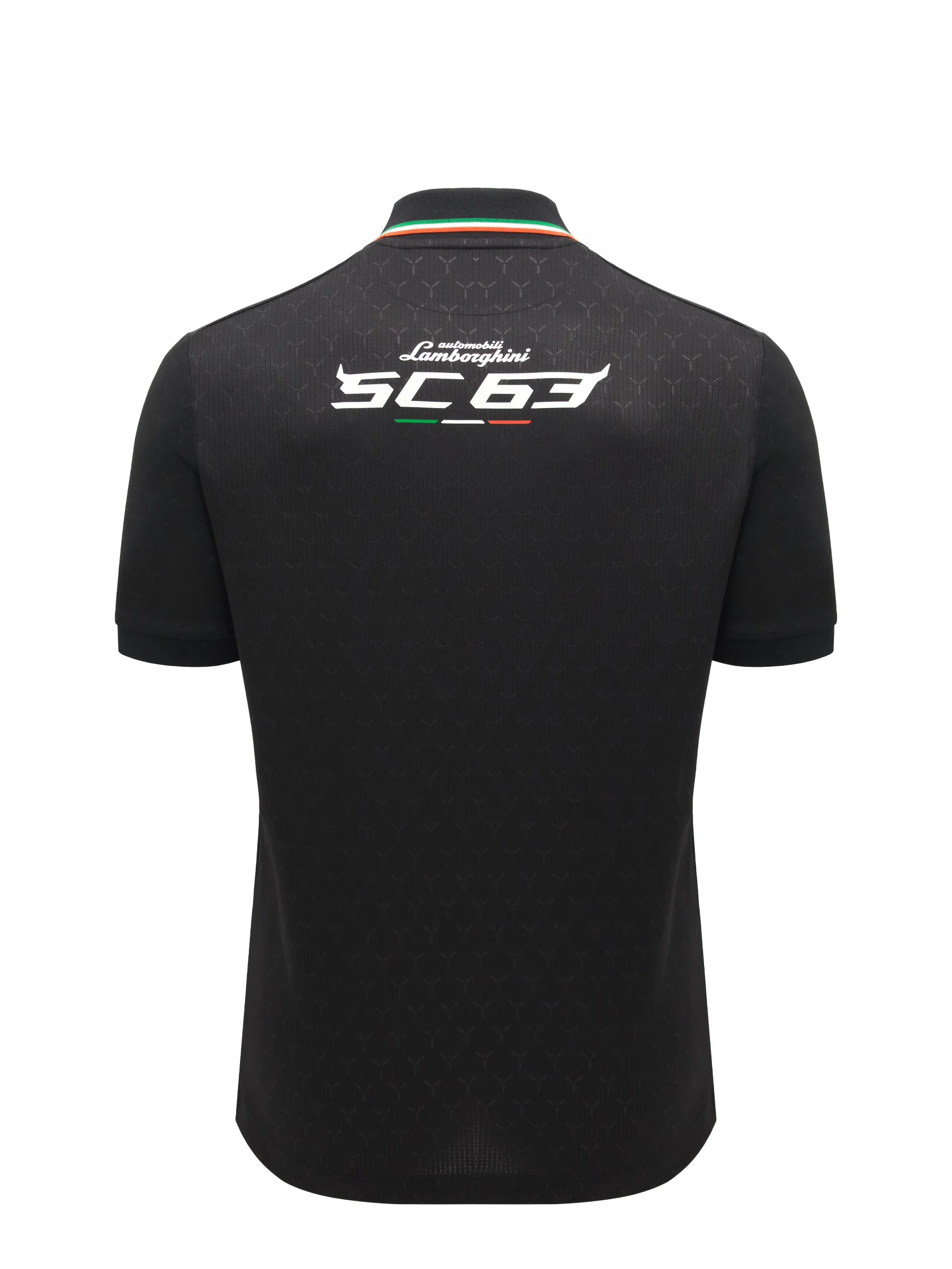 Squadra Corse men's black polo shirt - Image 4