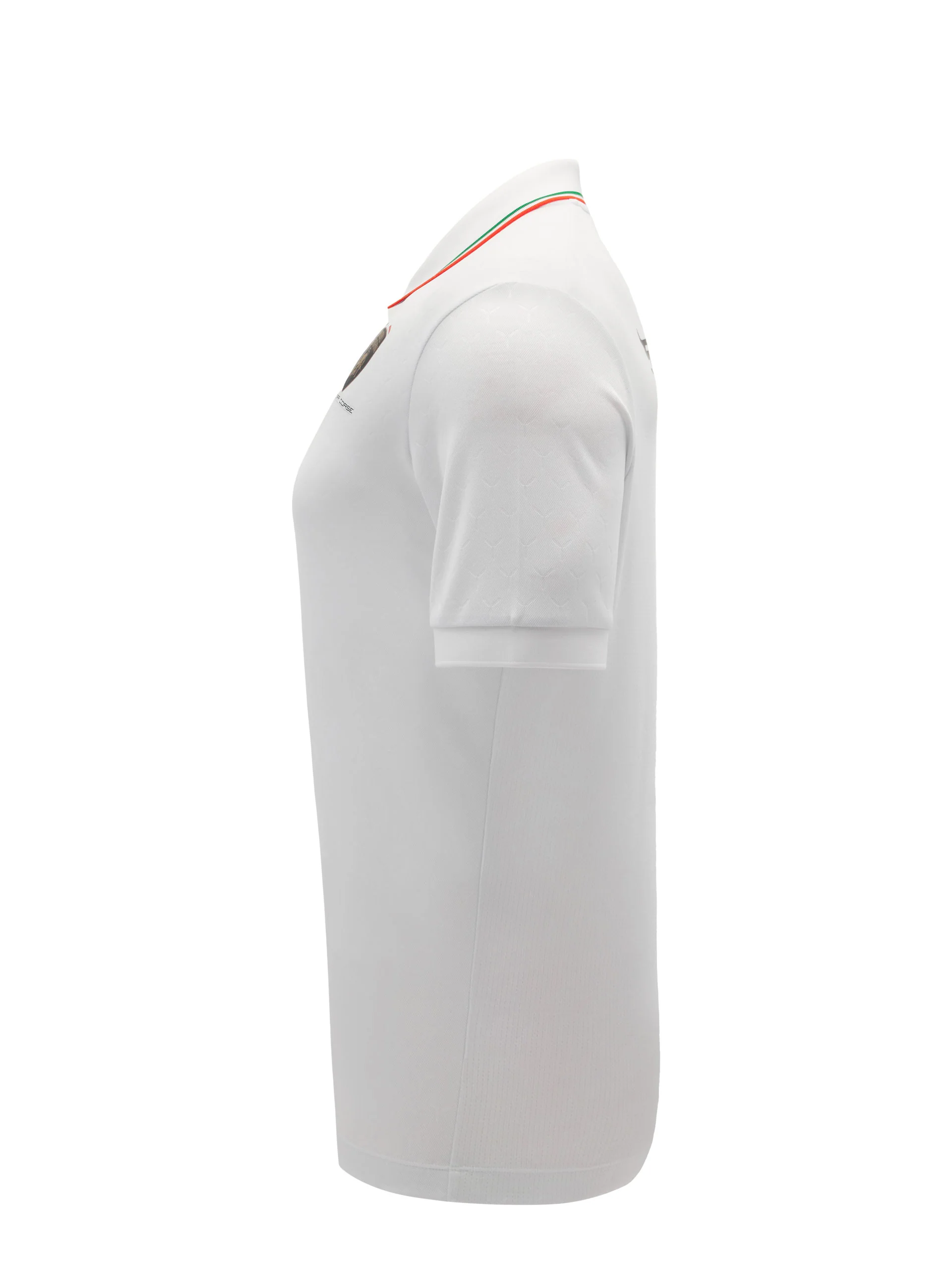 Squadra Corse men's white polo shirt - Image 3