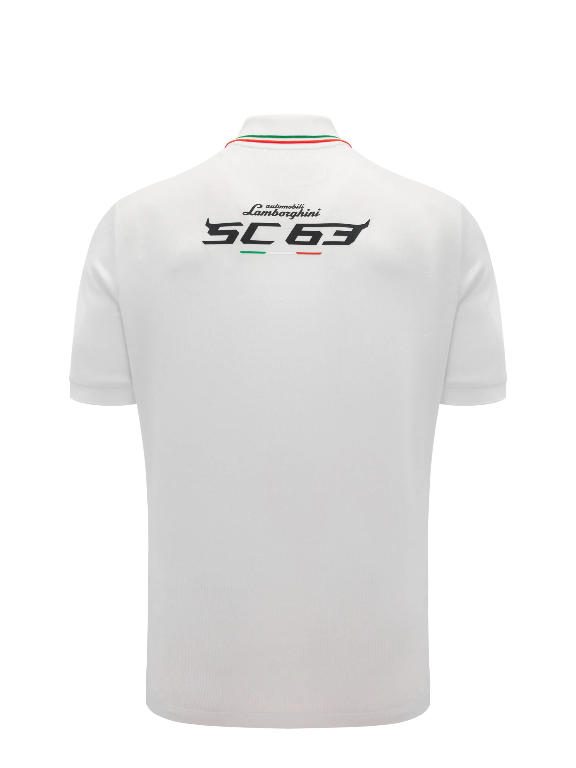 Squadra Corse men's white polo shirt - Image 4