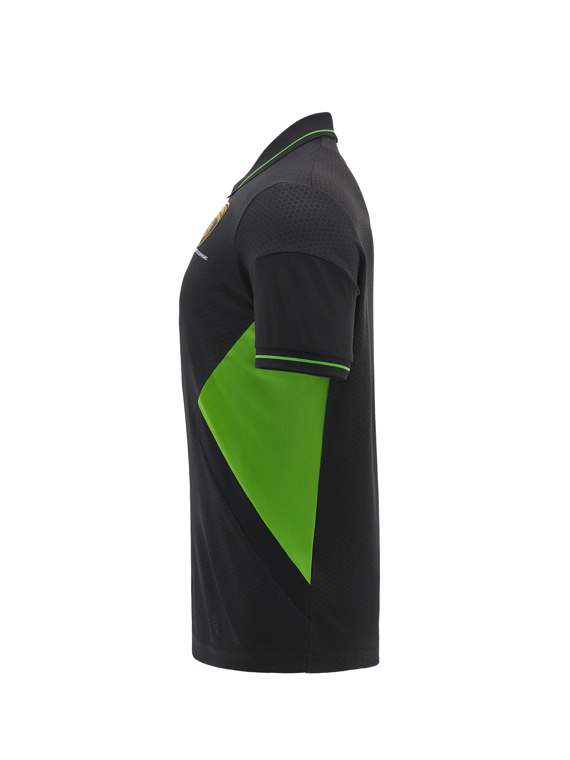 Men's Squadra Corse black polo shirt - Image 3