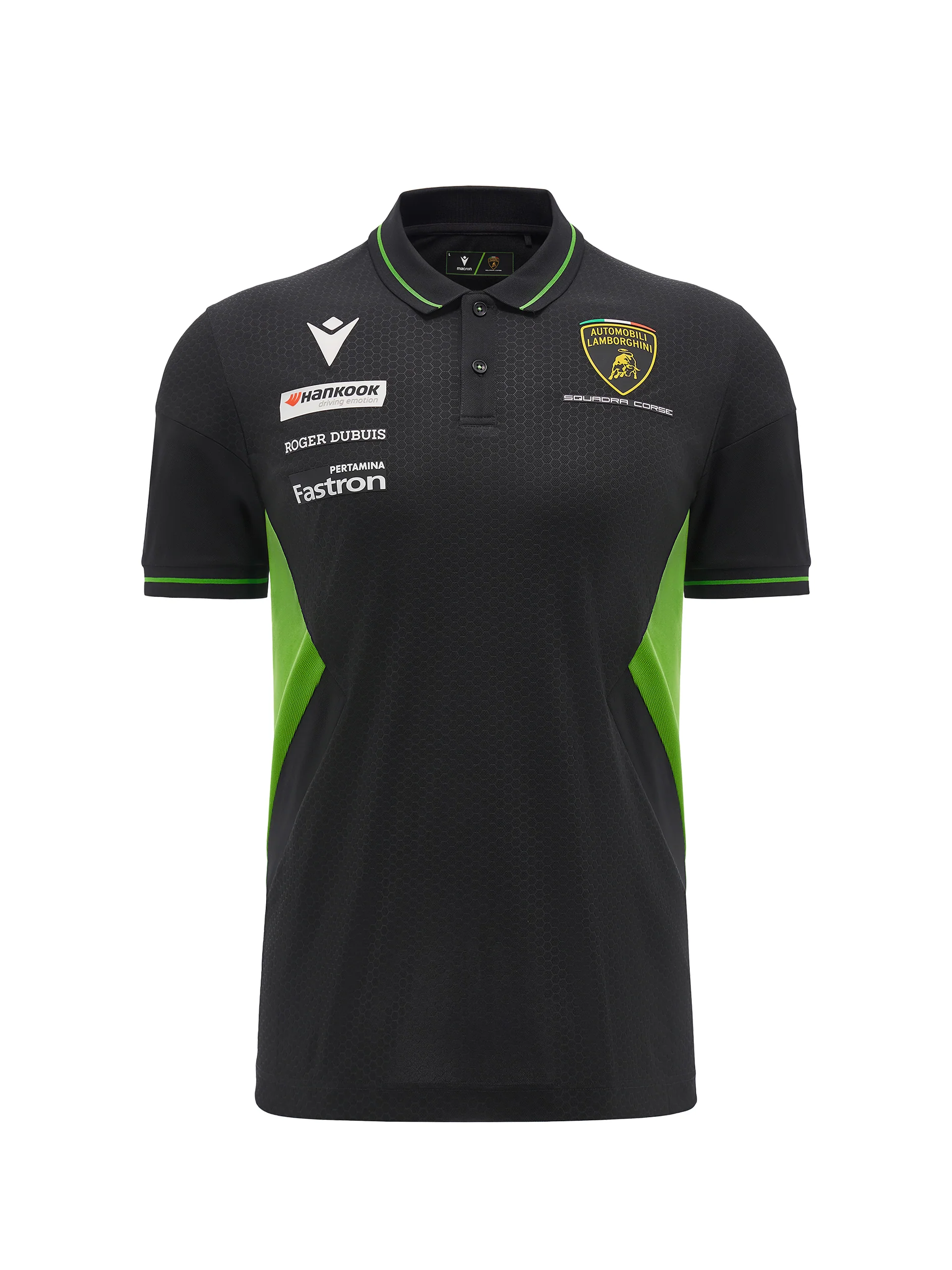 Men's Squadra Corse black polo shirt - Image 6