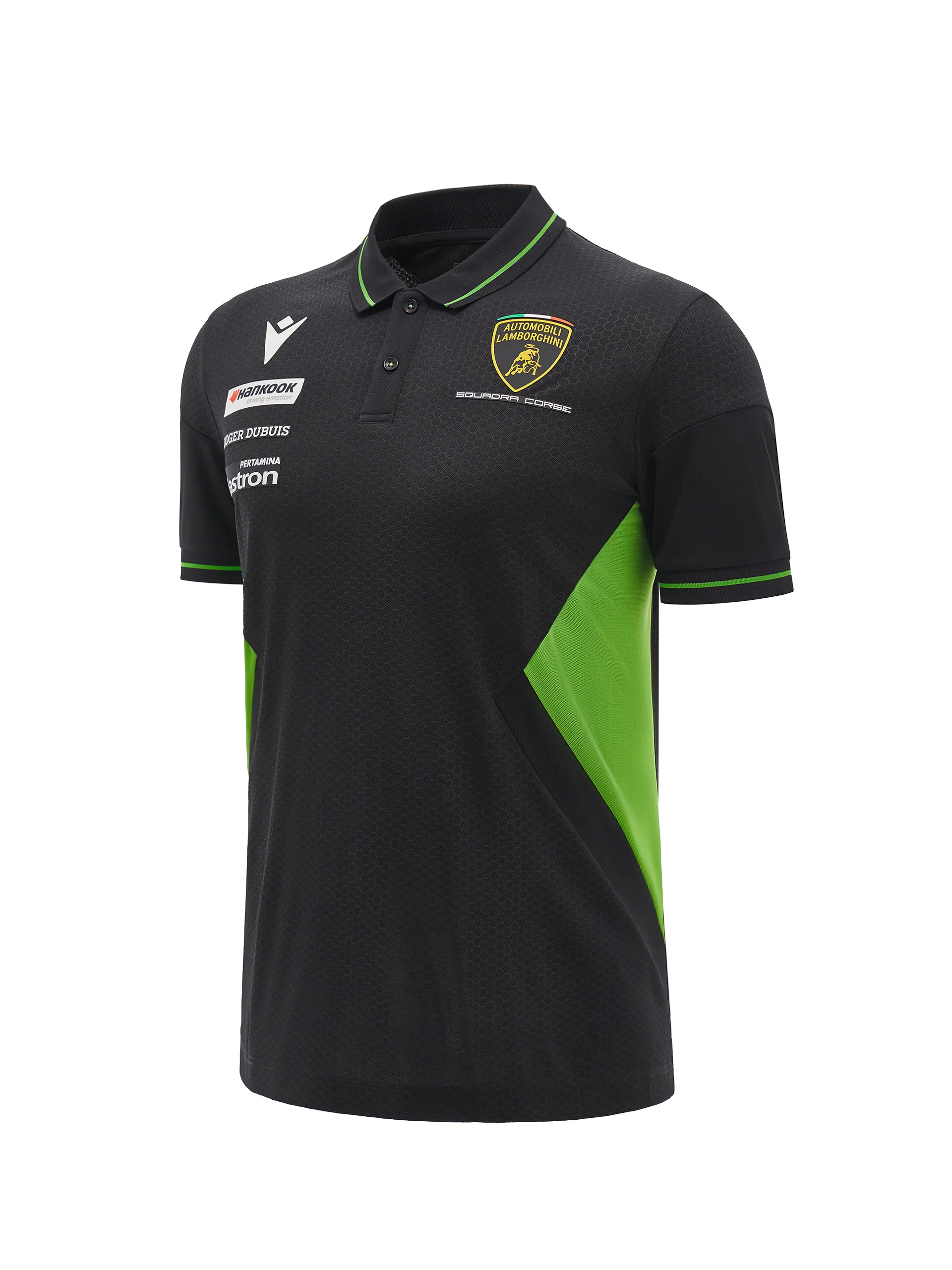 Men's Squadra Corse black polo shirt - Image 7
