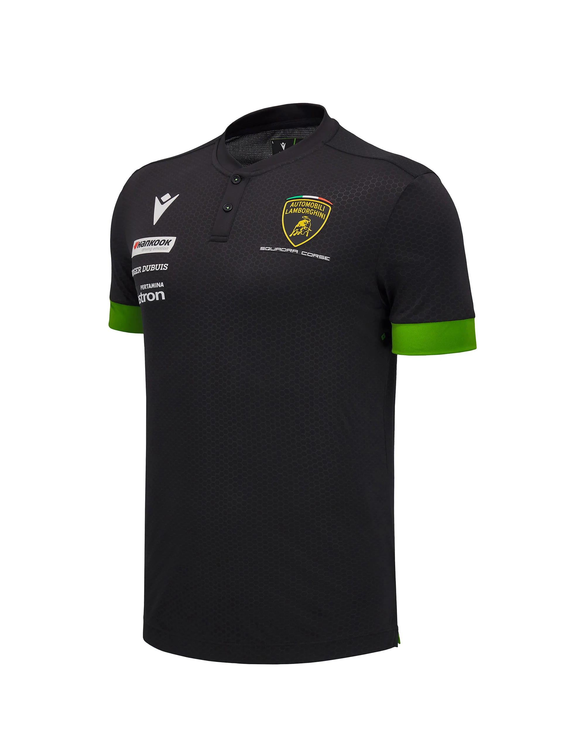 Men's Squadra Corse black polo shirt - Image 2