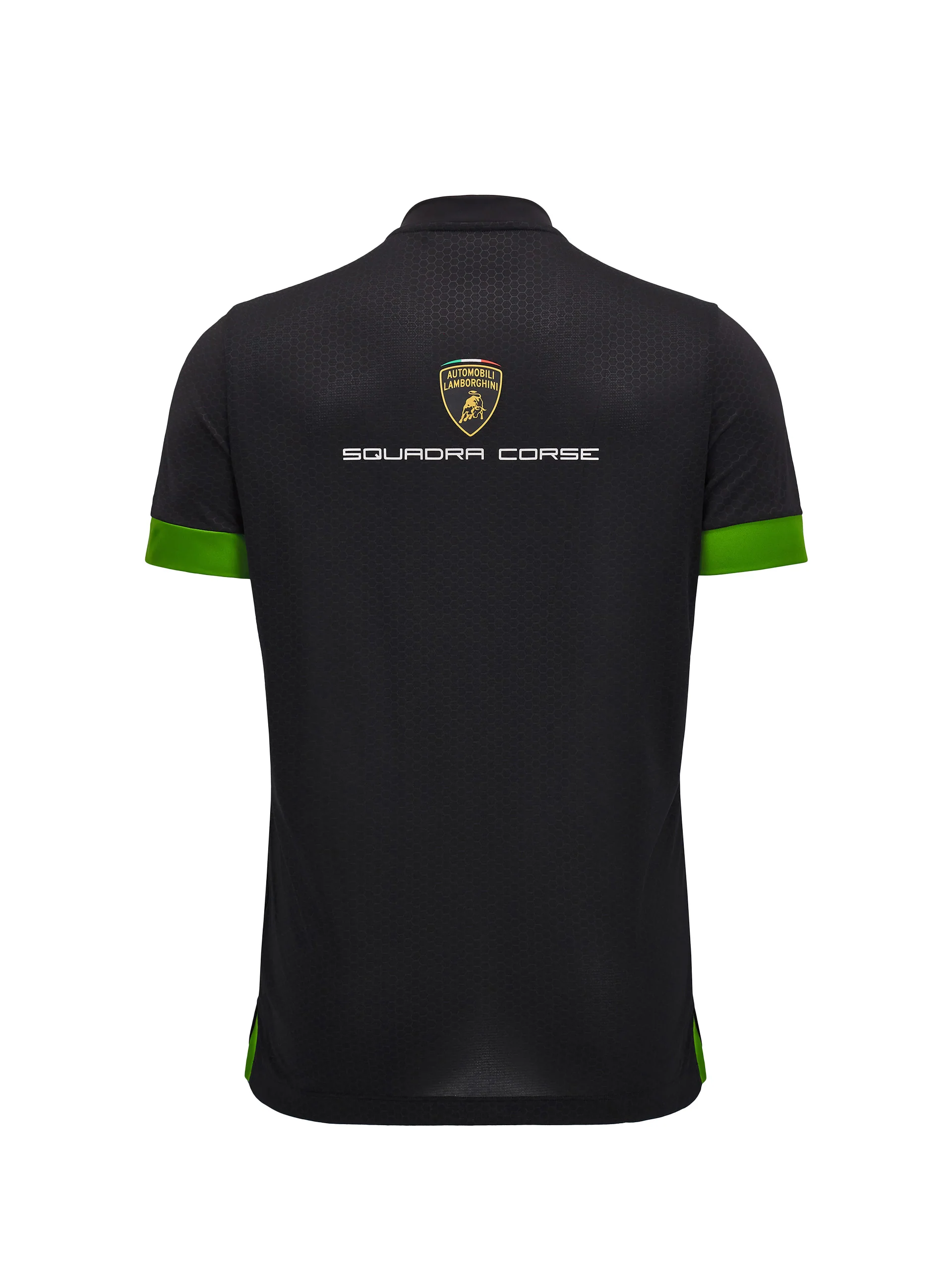 Men's Squadra Corse black polo shirt - Image 4