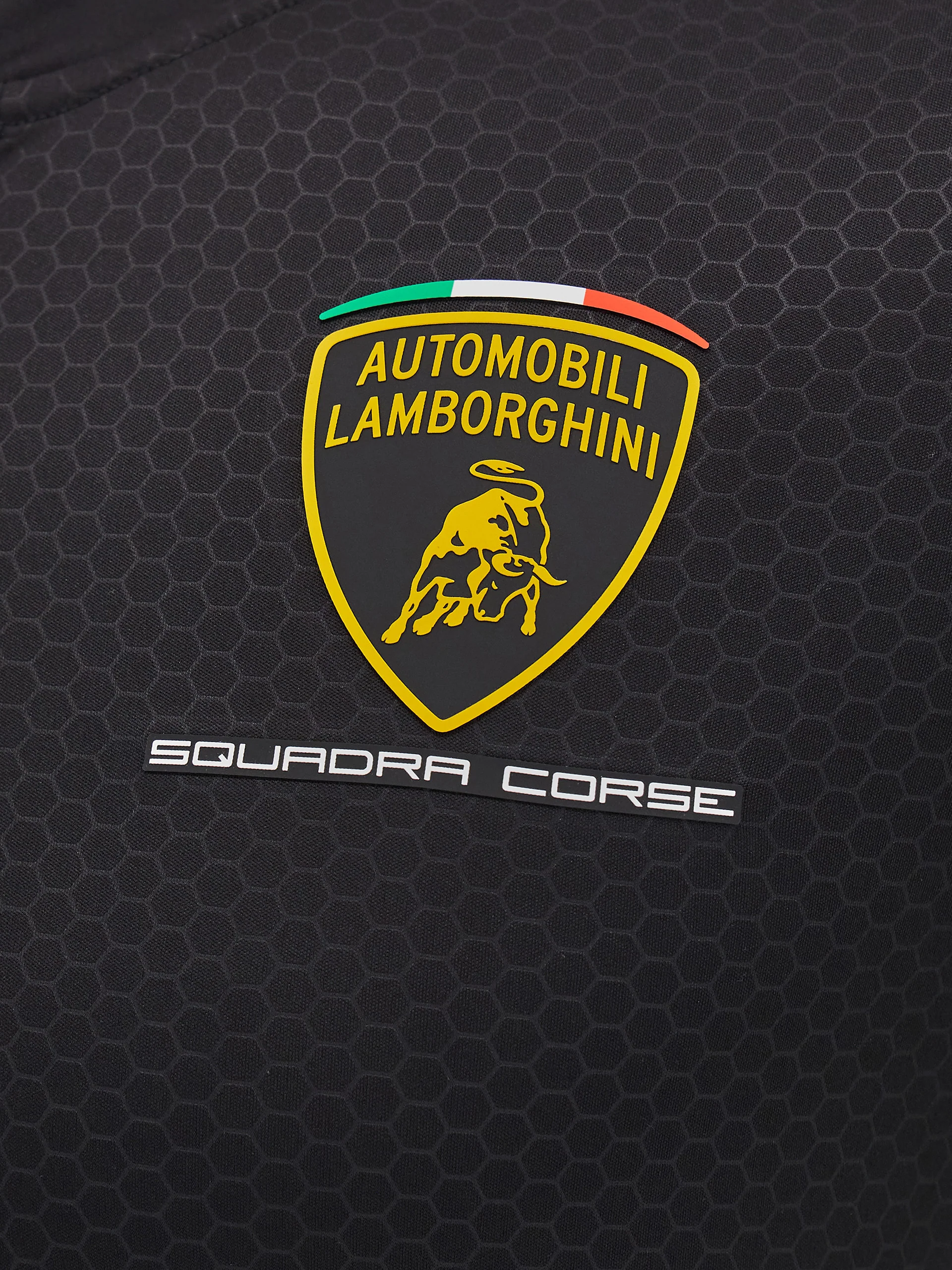Men's Squadra Corse black polo shirt - Image 5