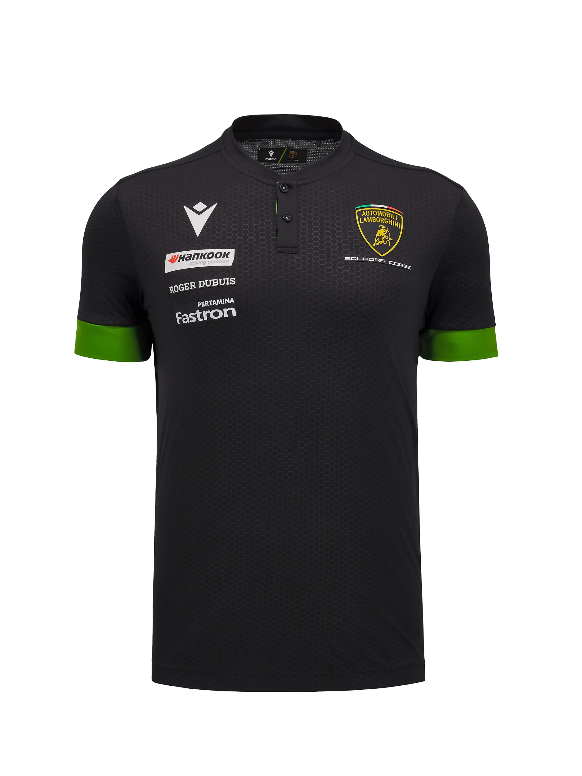 Men's Squadra Corse black polo shirt - Image 6