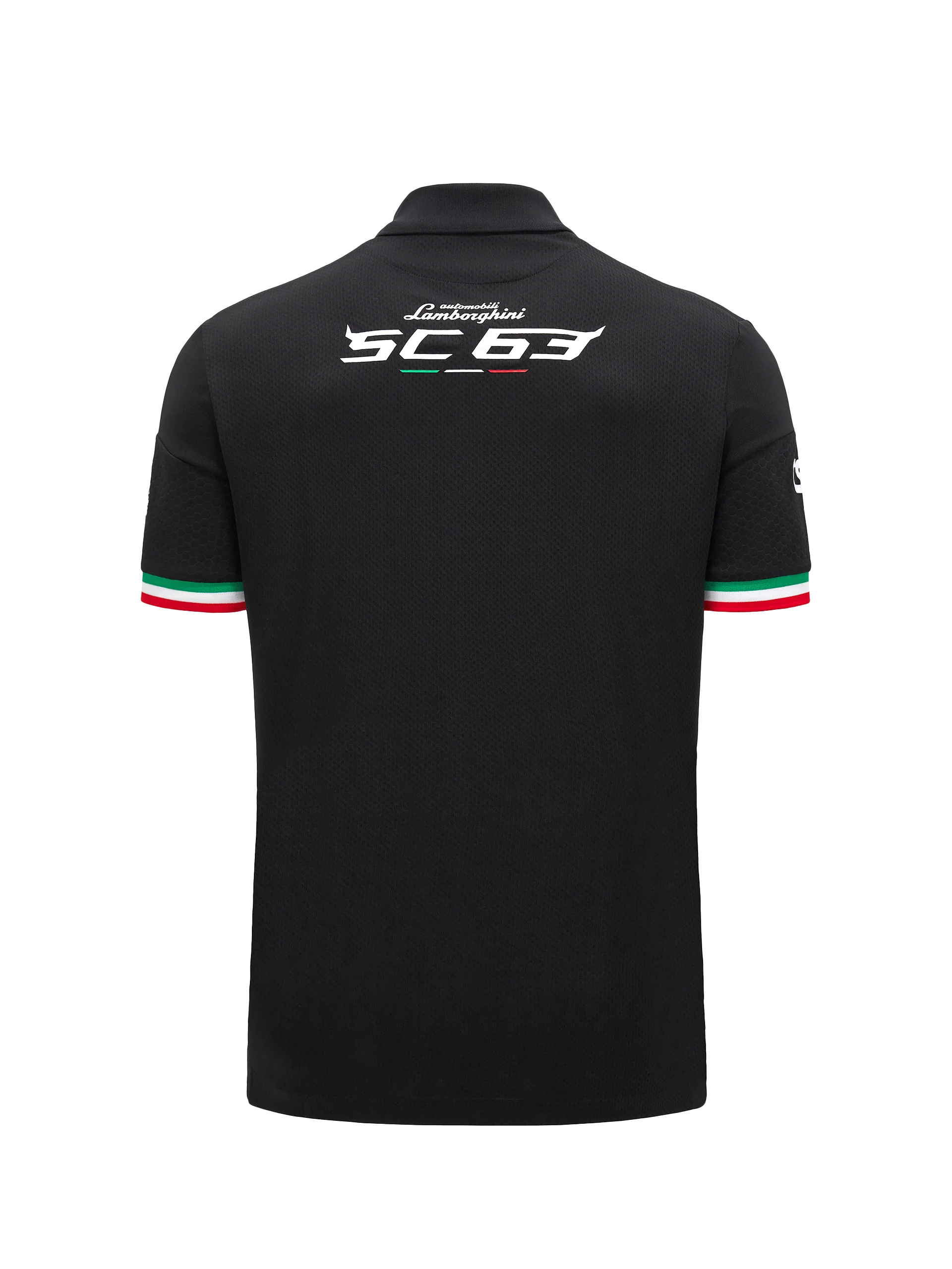 Men's Squadra Corse black polo shirt - Image 4