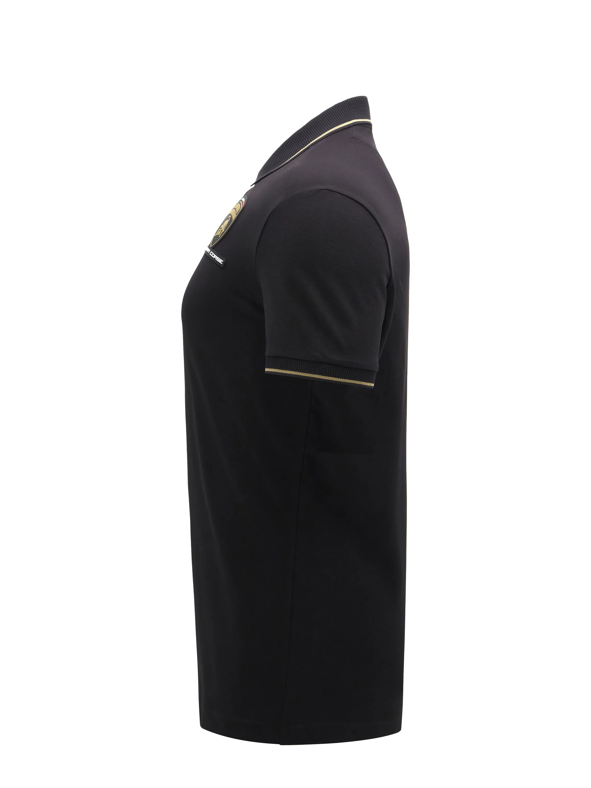 Squadra Corse men's black polo shirt - Image 3