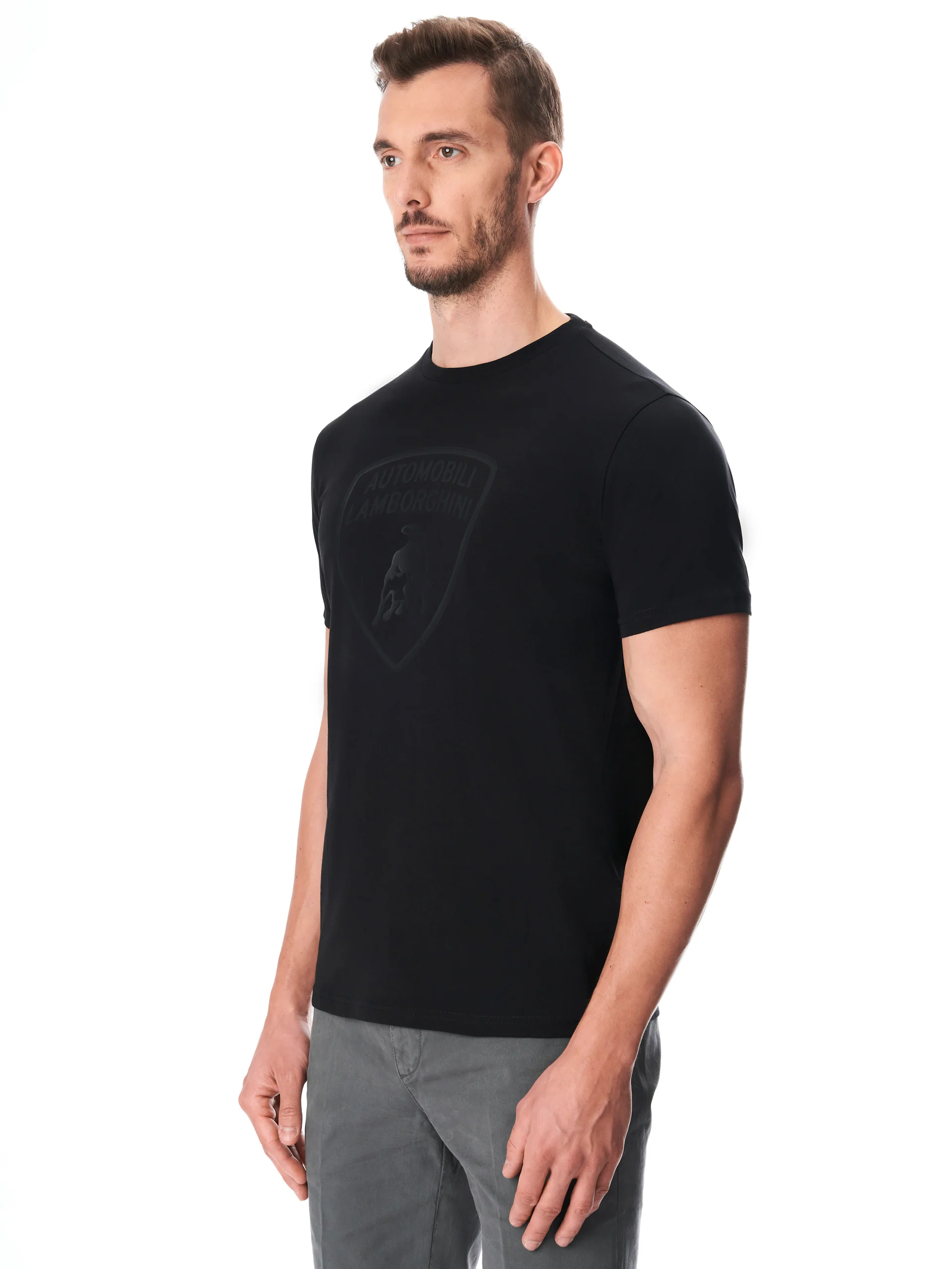 Men's t-shirt with big shield logo - Image 7