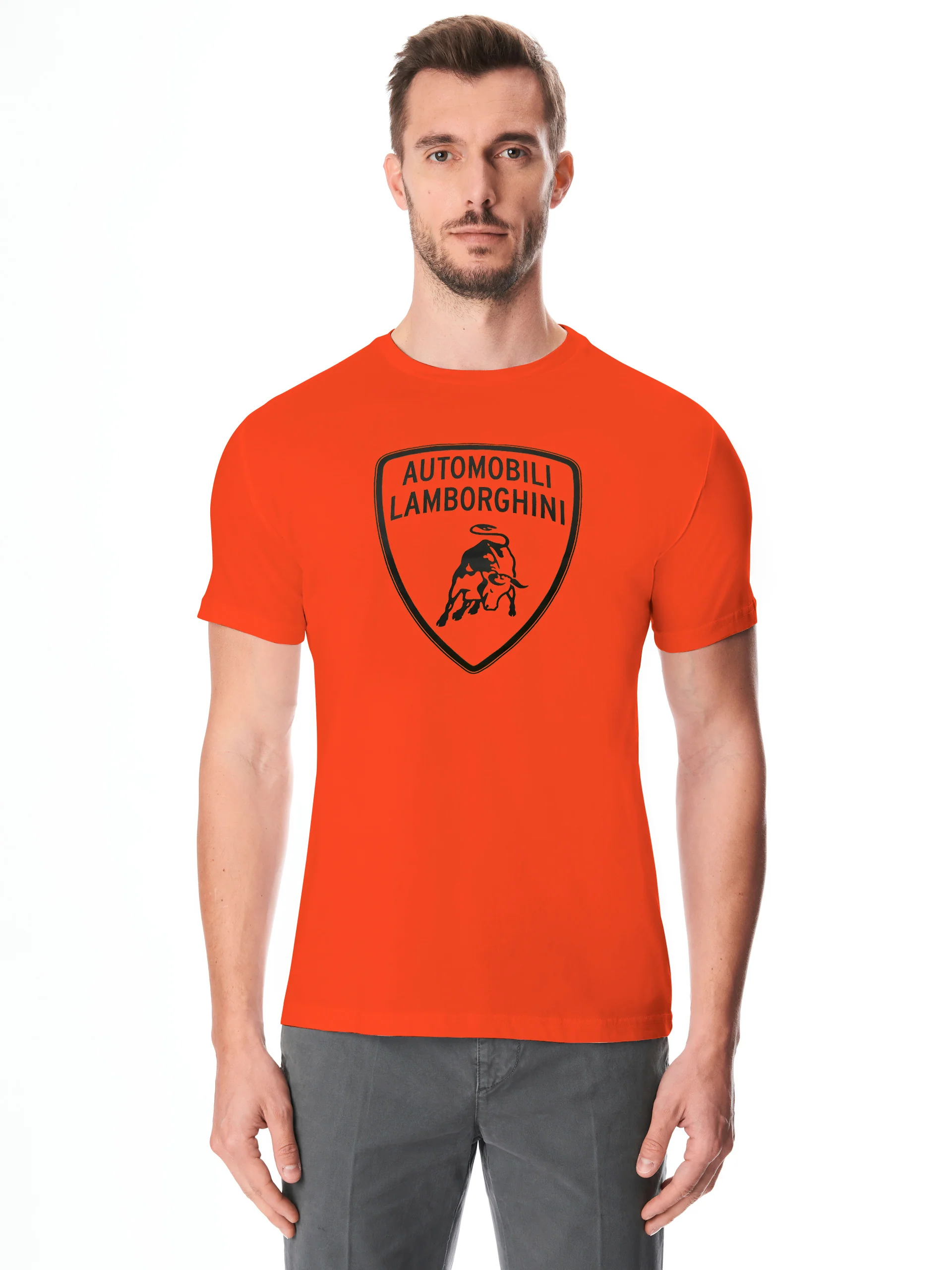 Men's t-shirt with big shield logo - Image 6