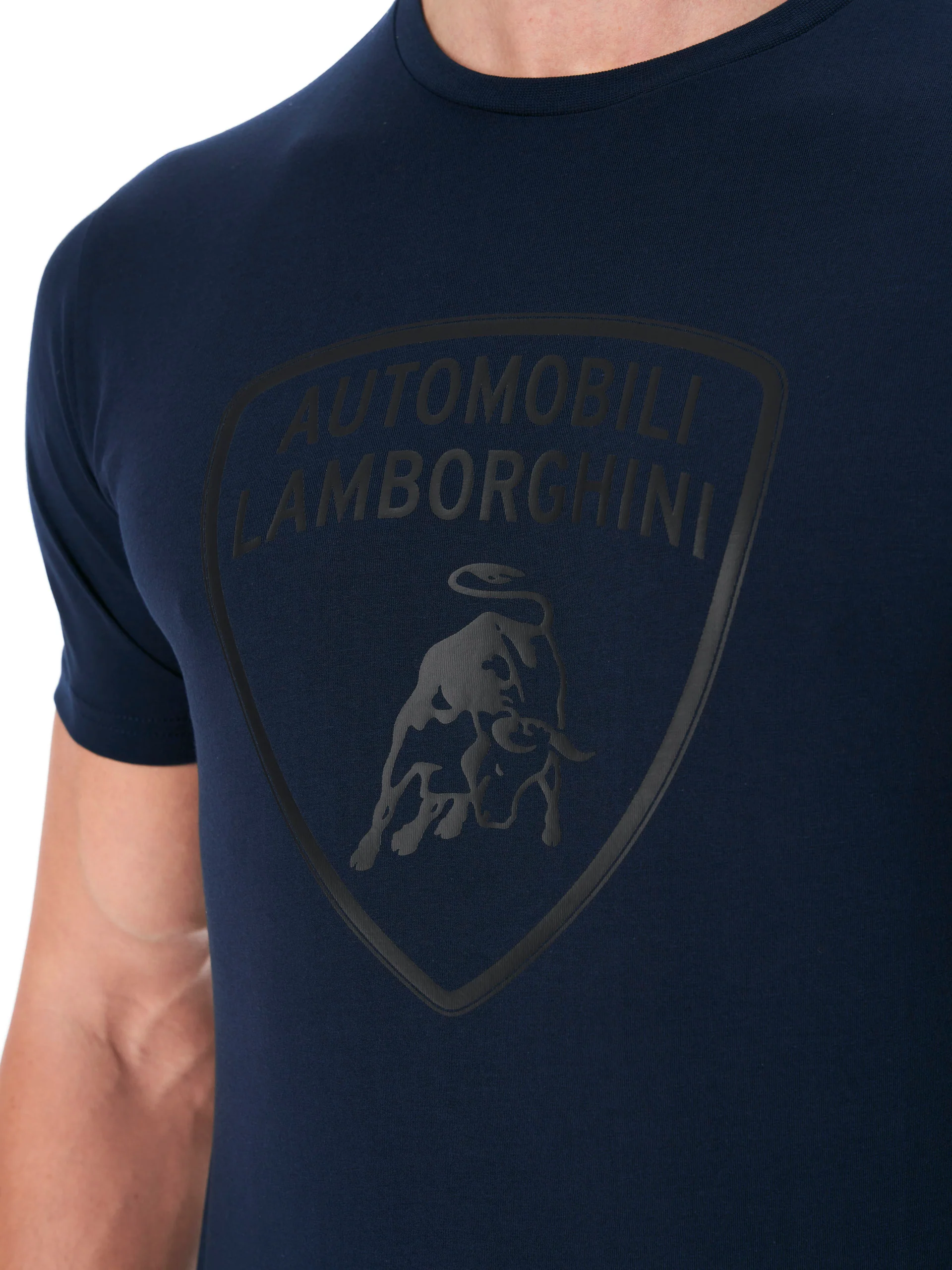 Men's t-shirt with big shield logo - Image 4