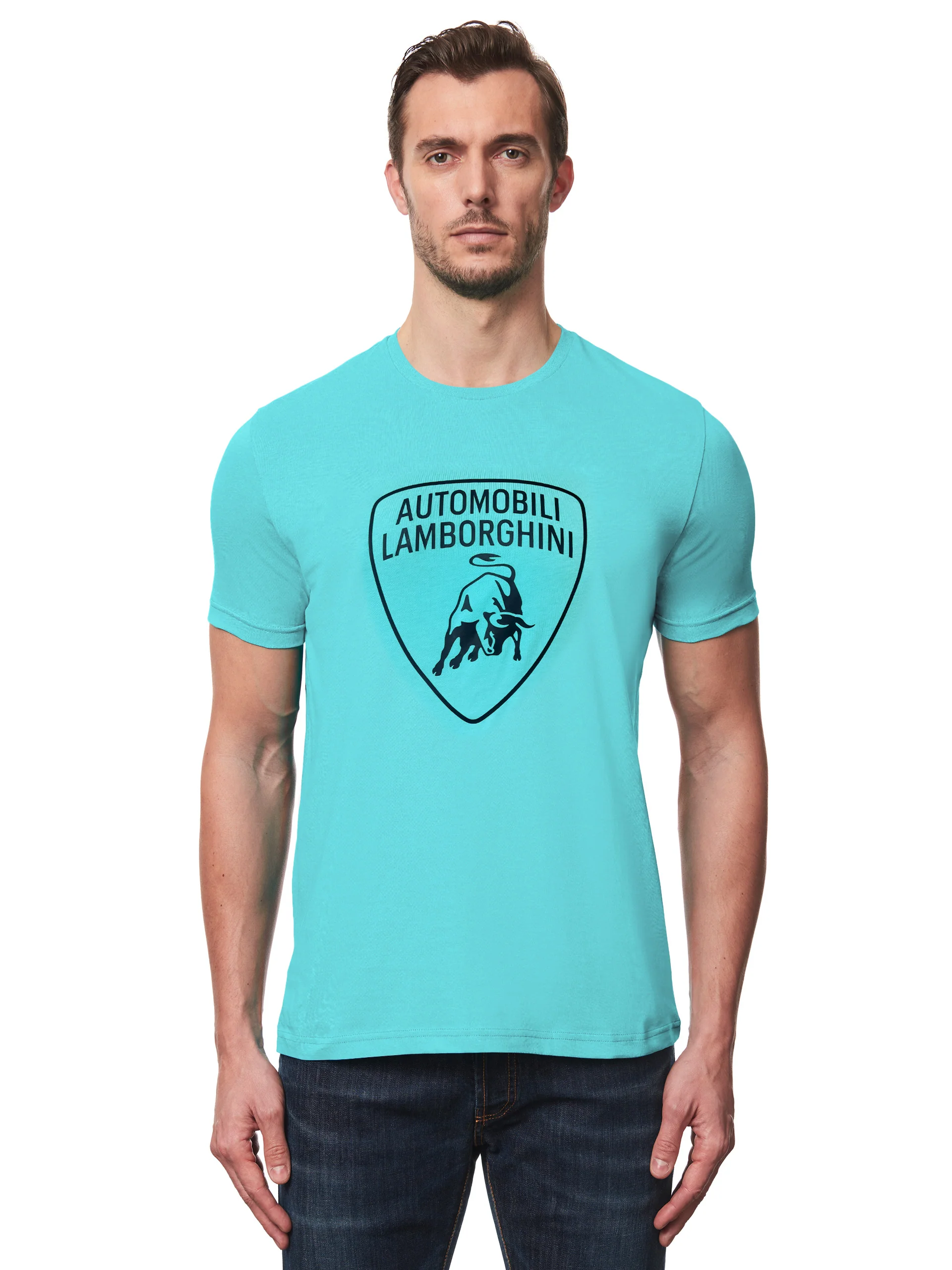 Men's t-shirt with big shield logo - Image 5