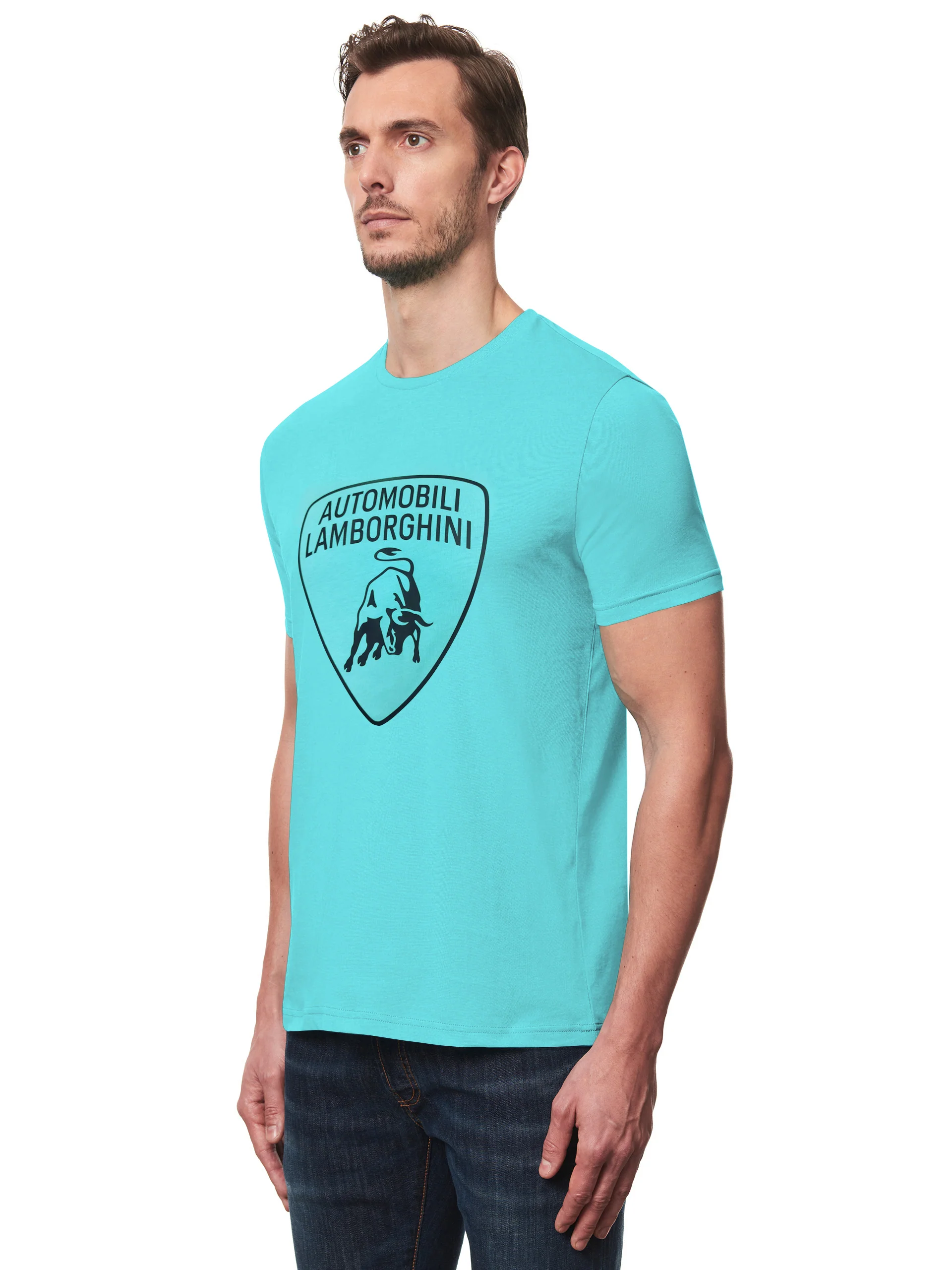 Men's t-shirt with big shield logo - Image 6