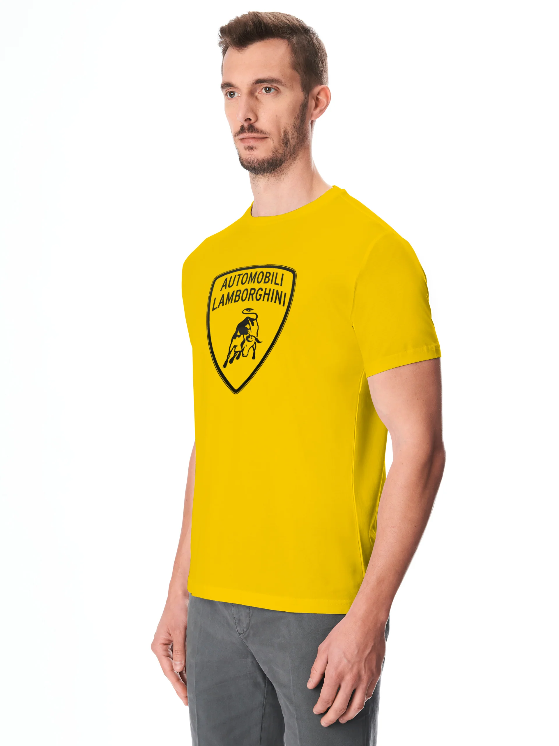 Men's t-shirt with big shield logo - Image 2