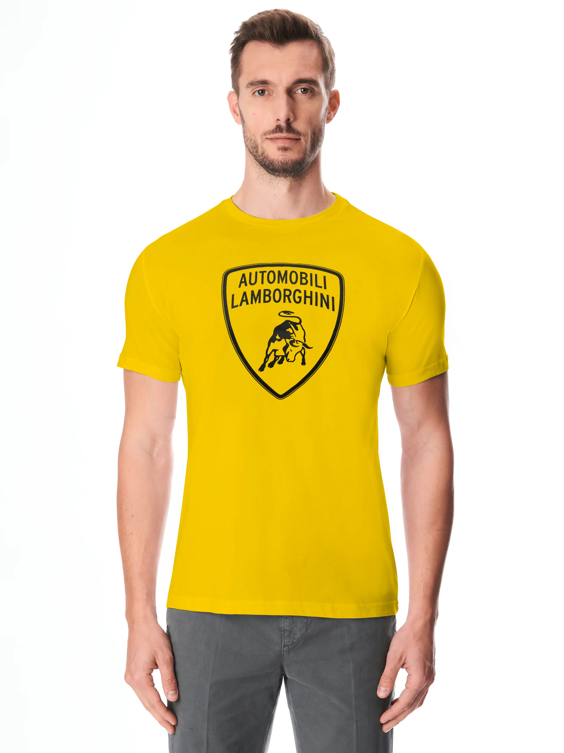 Men's t-shirt with big shield logo - Image 6