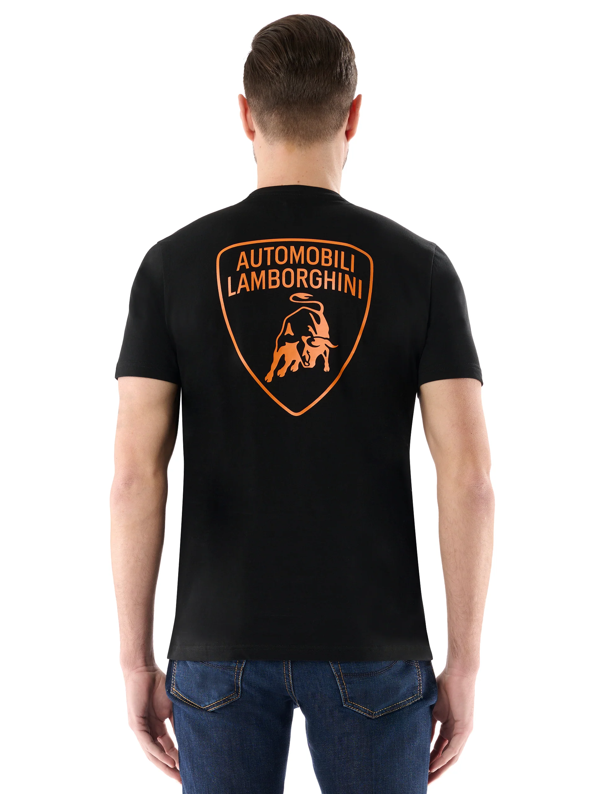 Men's t-shirt with contrast logo script - Image 3