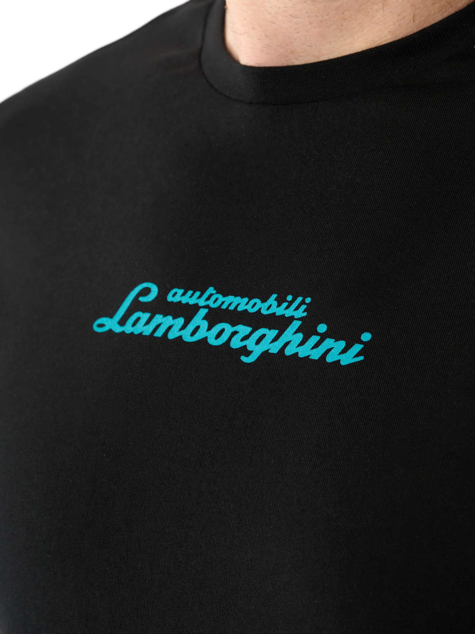 Men's t-shirt with contrast logo script - Image 9