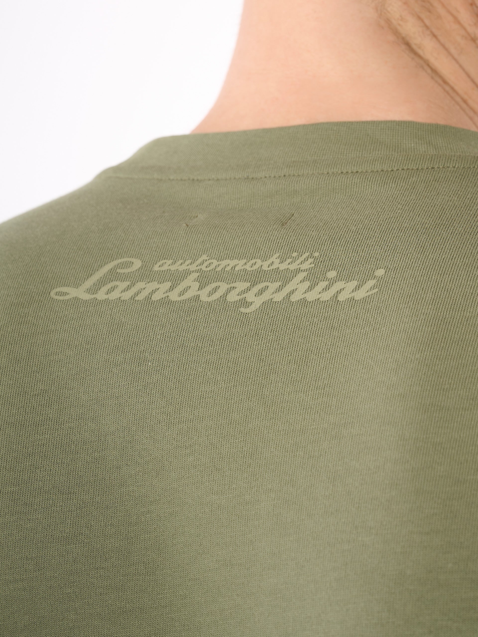 Men's t-shirt with embossed shield logo - Image 5