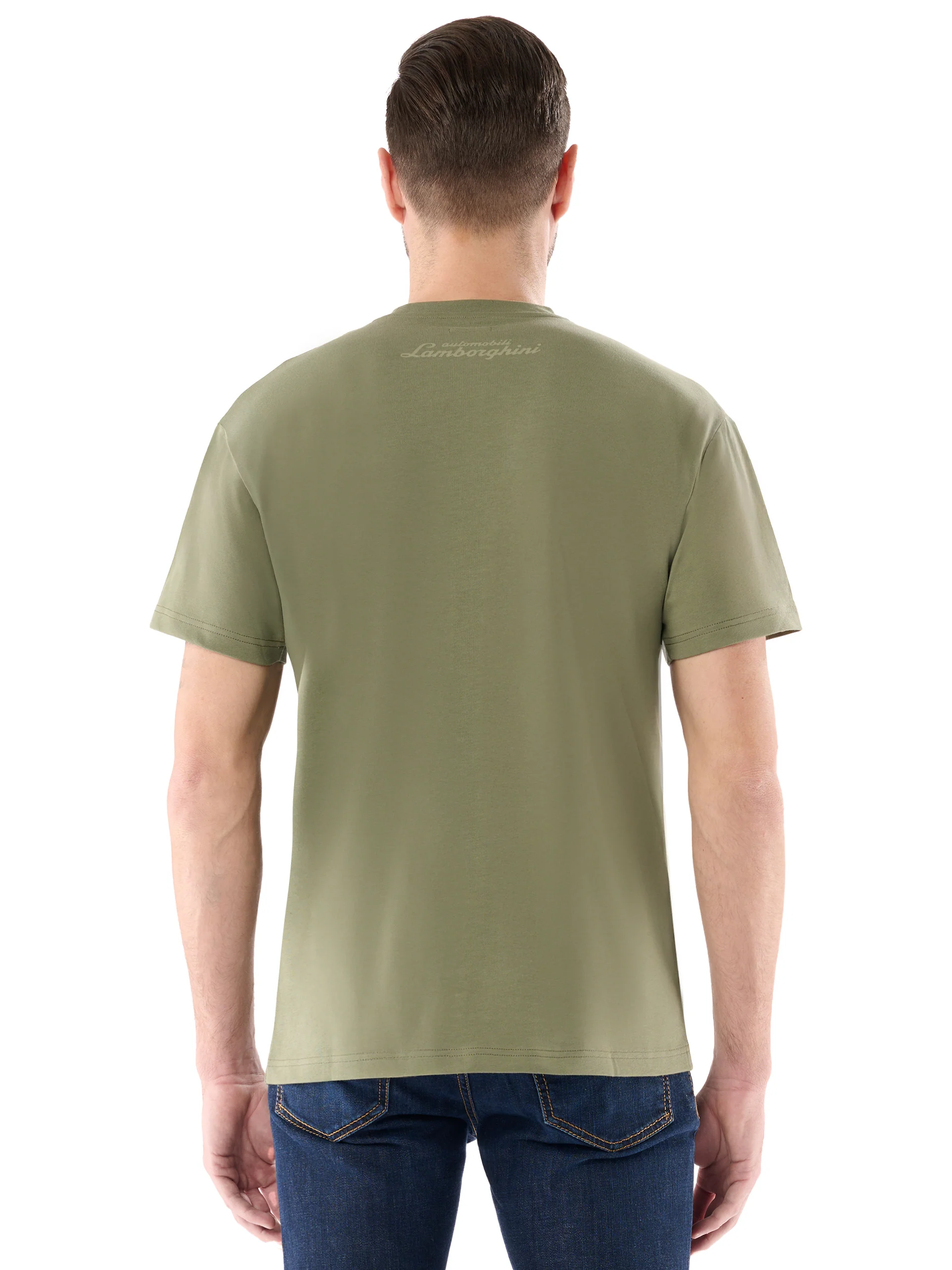 Men's t-shirt with embossed shield logo - Image 8