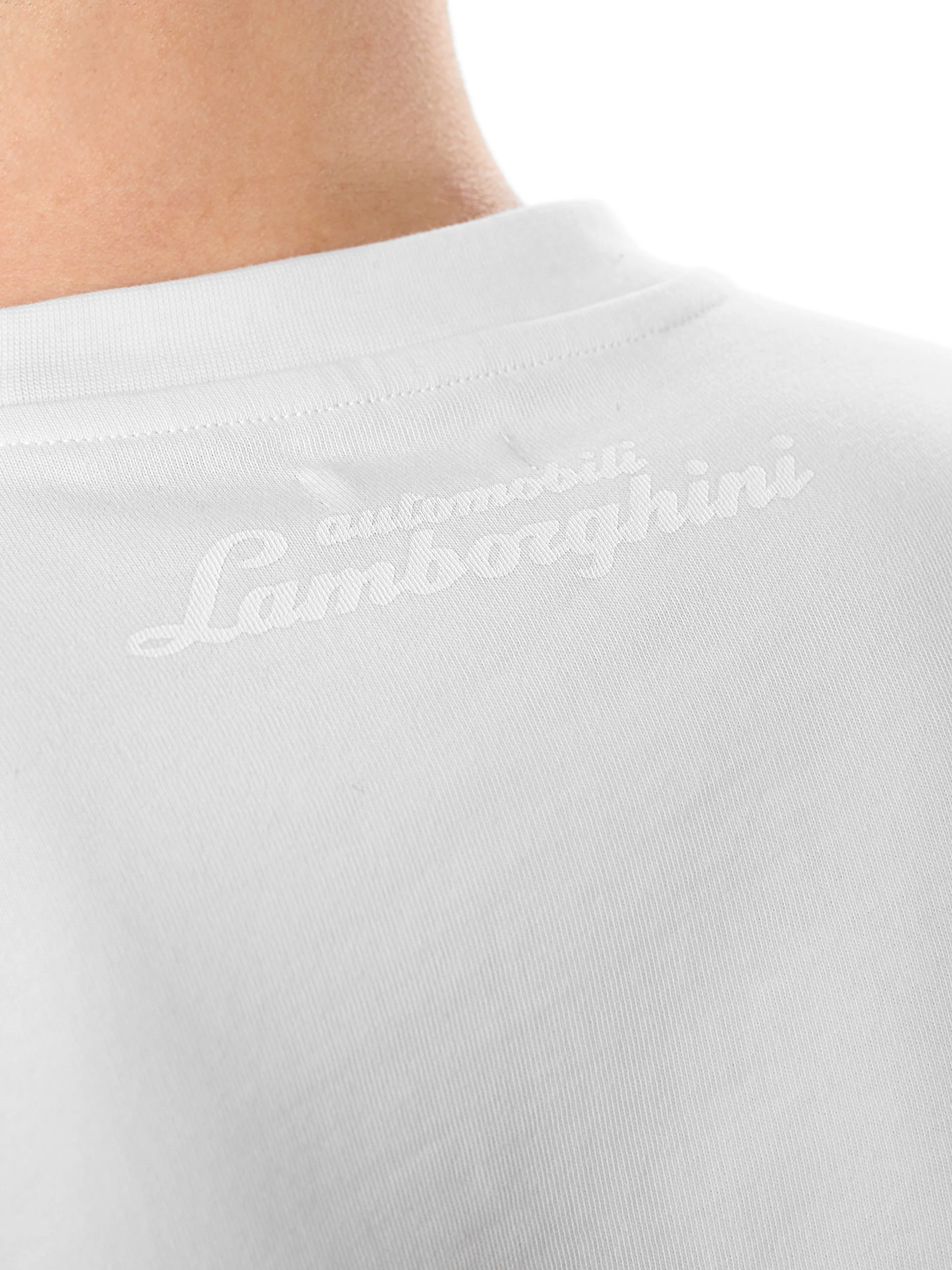Men's t-shirt with embossed shield logo - Image 5