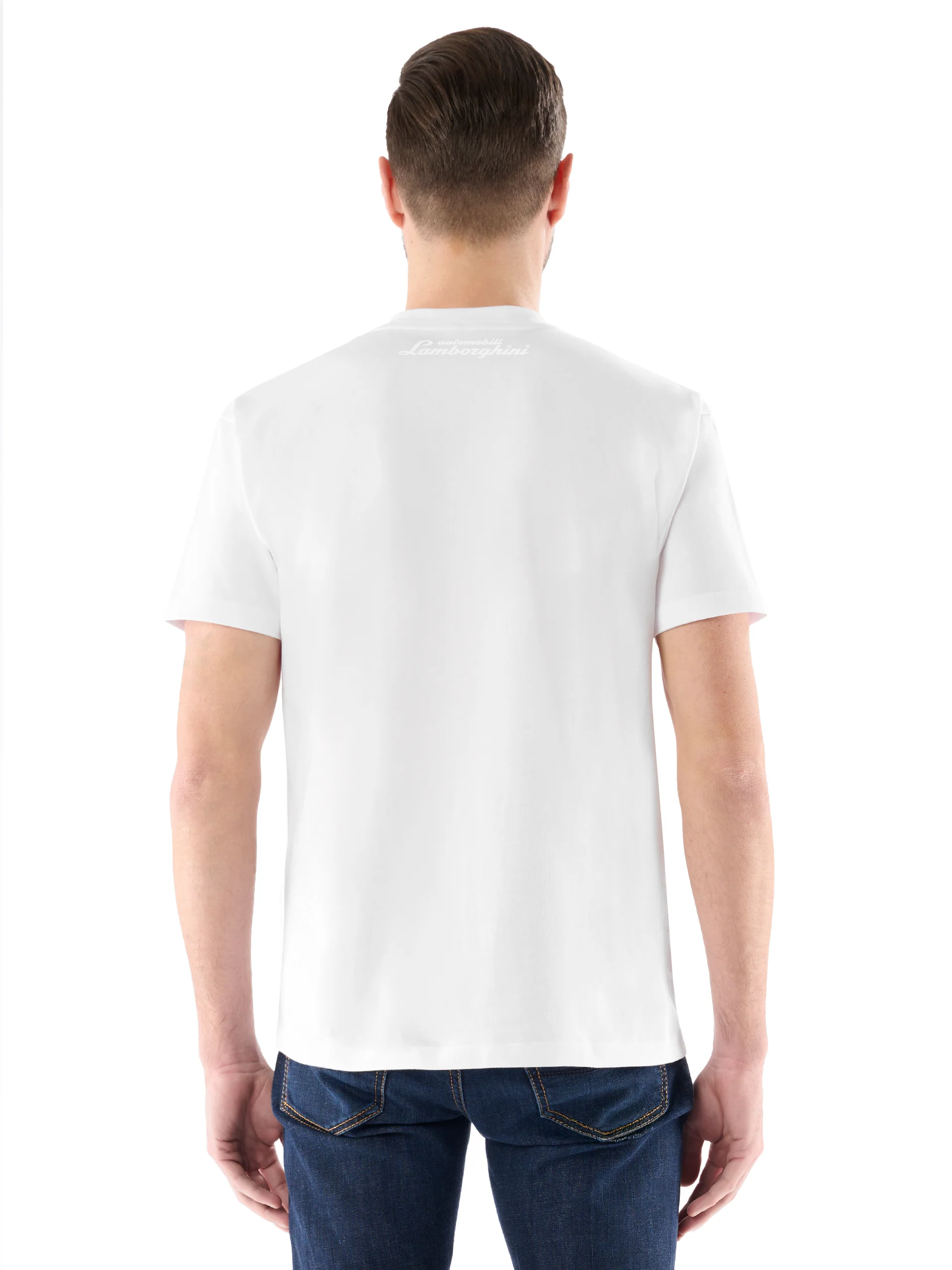 Men's t-shirt with embossed shield logo - Image 8