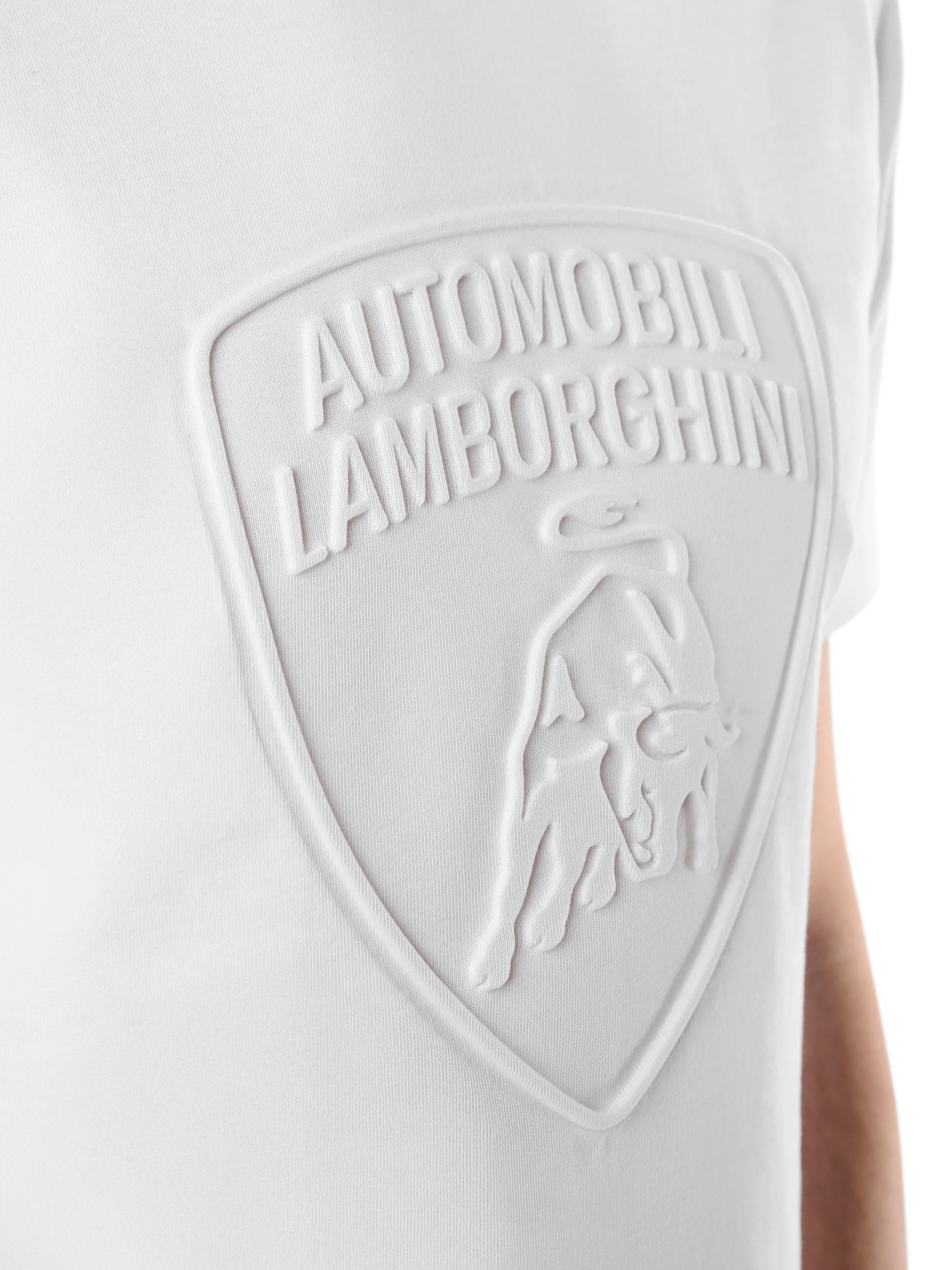 Men's t-shirt with embossed shield logo - Image 9