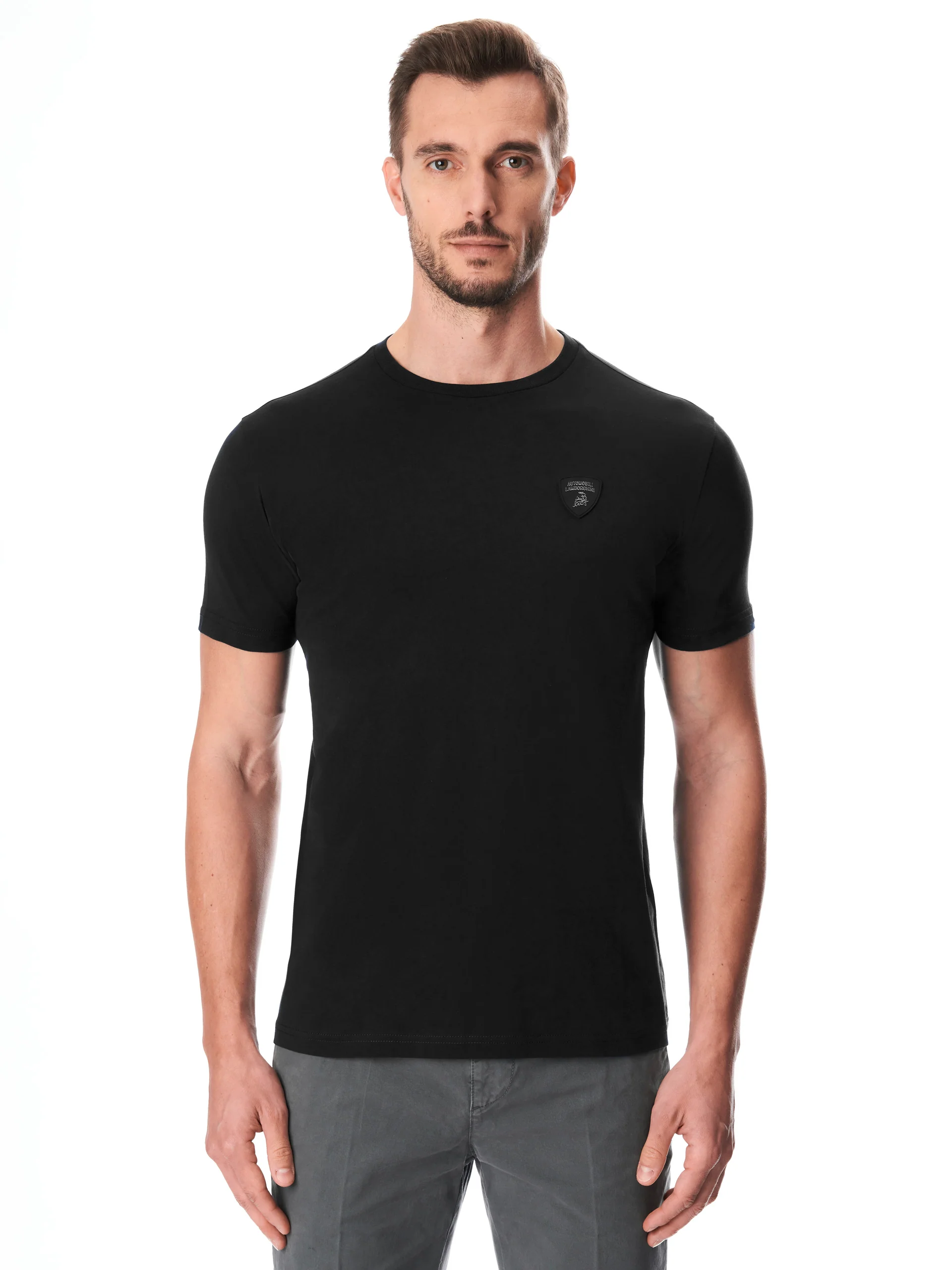 Men's t-shirt with shield logo - Image 5