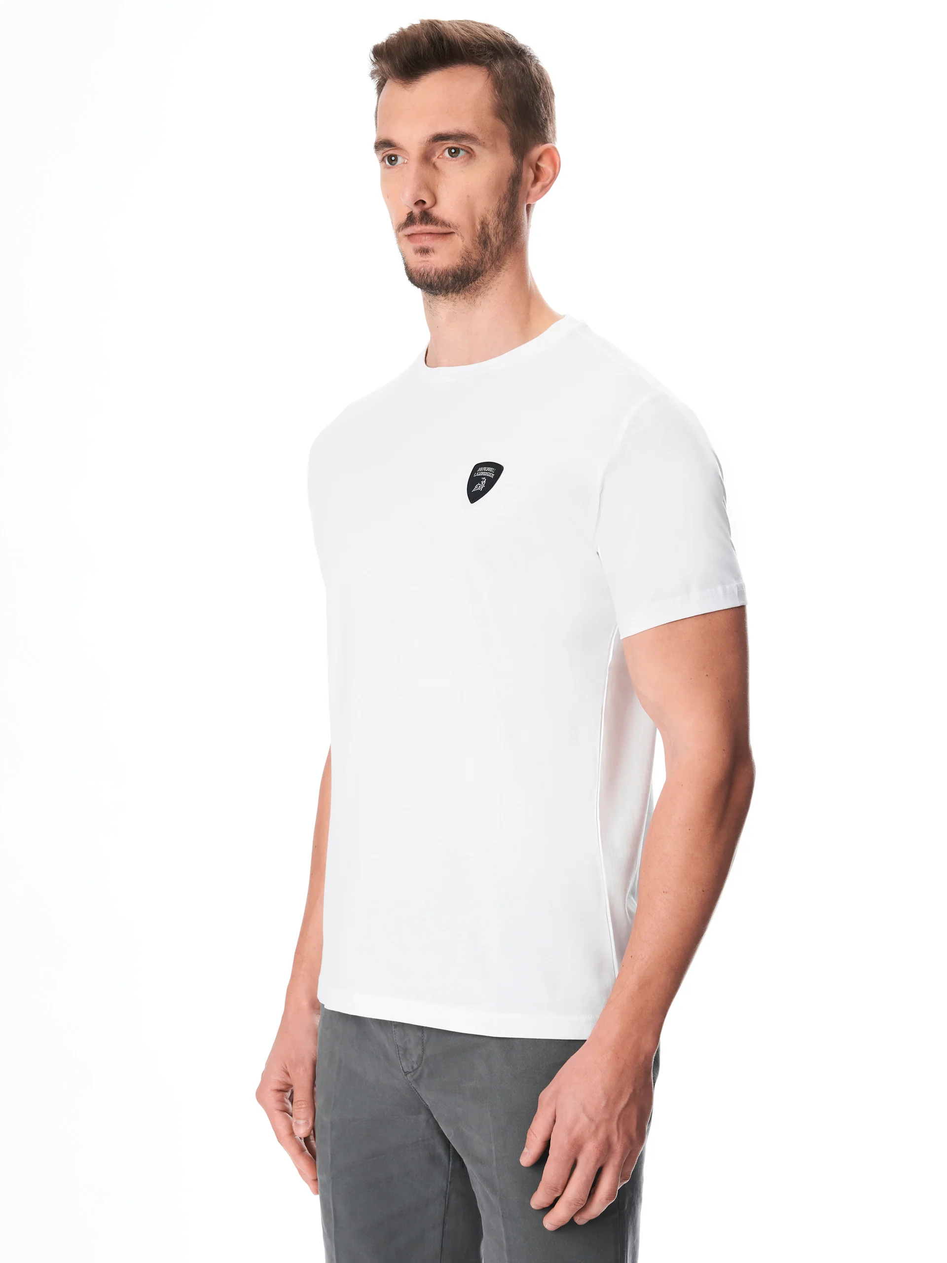 Men's t-shirt with shield logo - Image 2