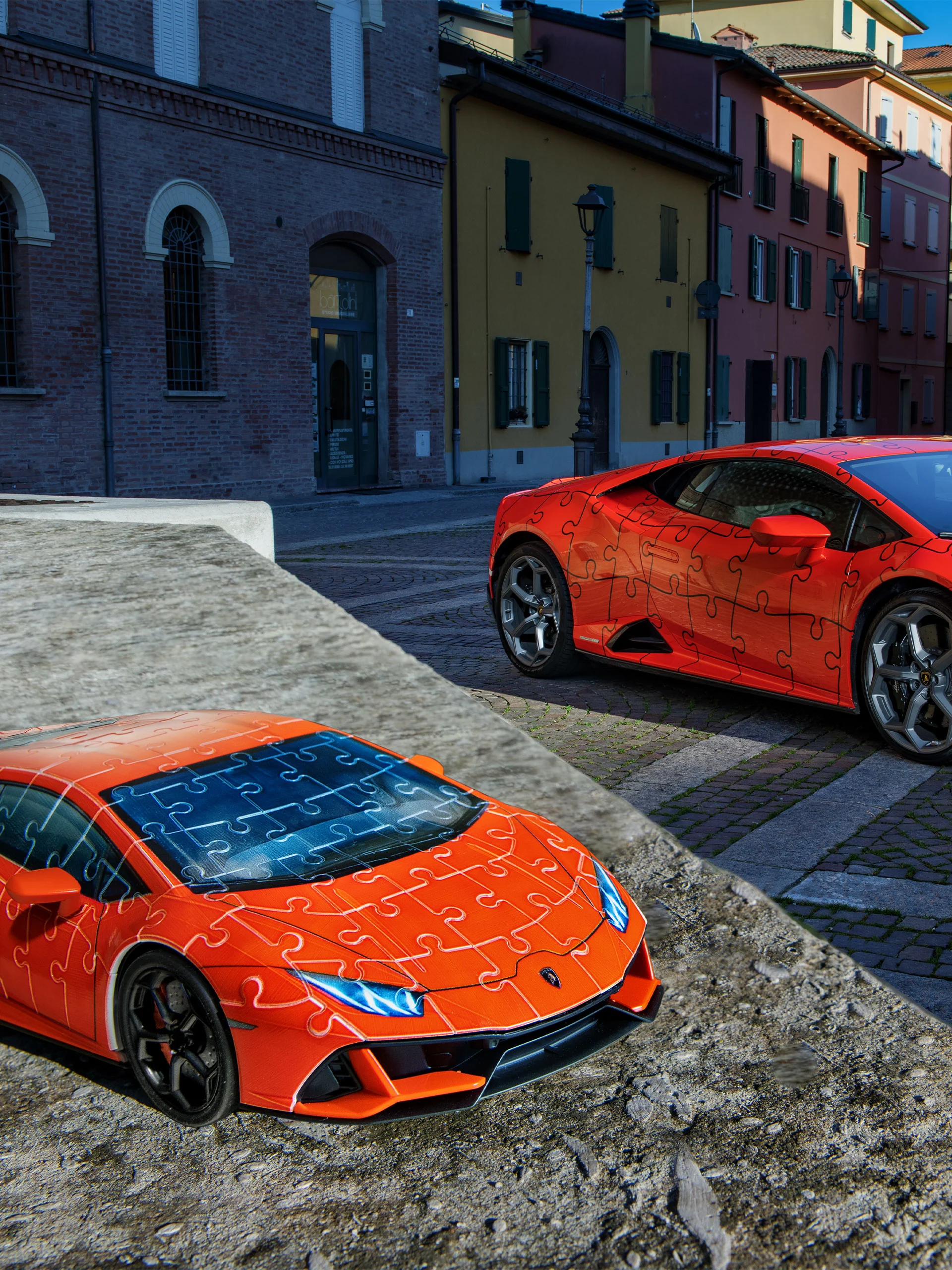 3D puzzle orange model, scale 1:18 - Image 3