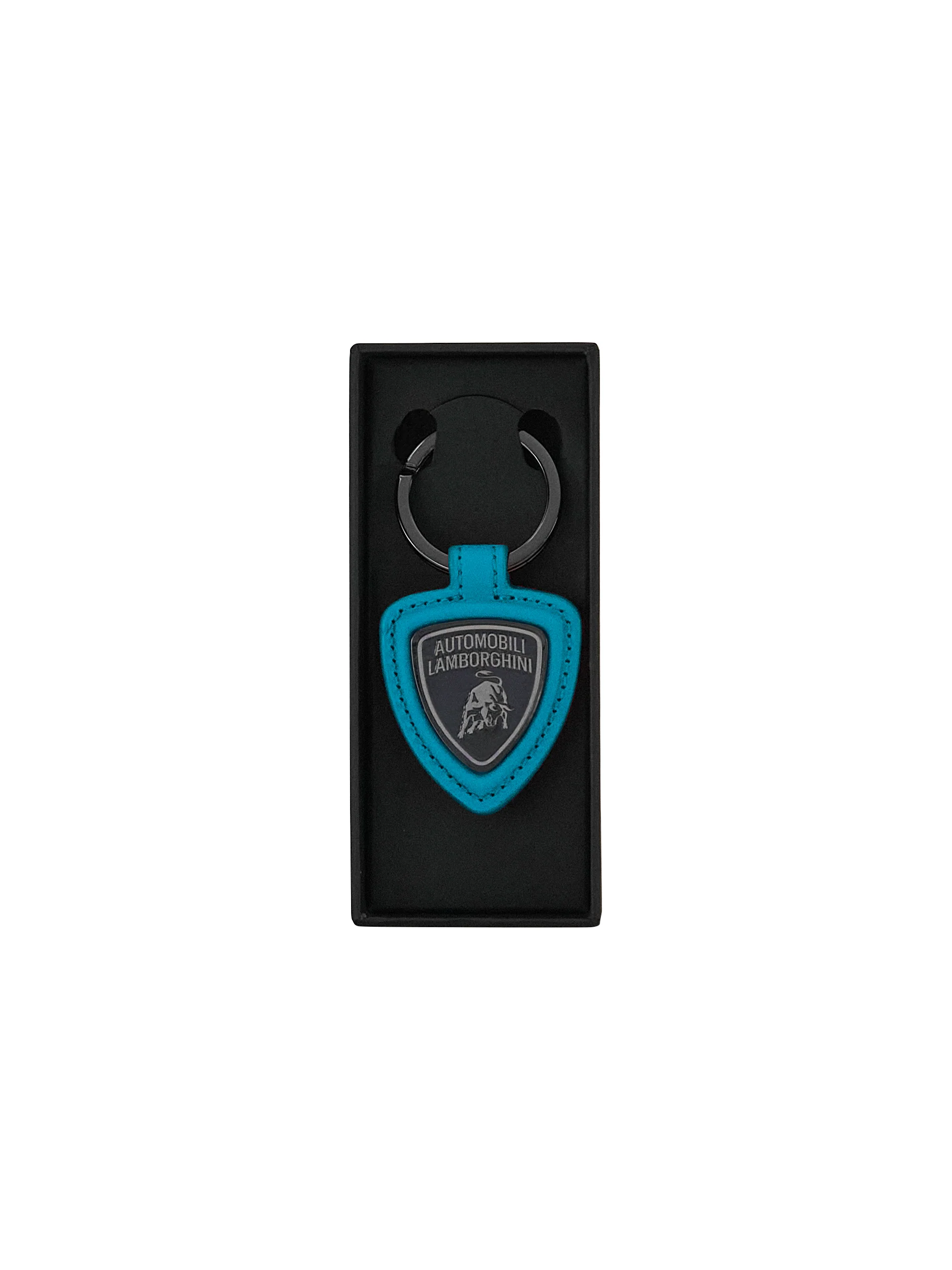 Shield keyring in upcycled leather - Image 2