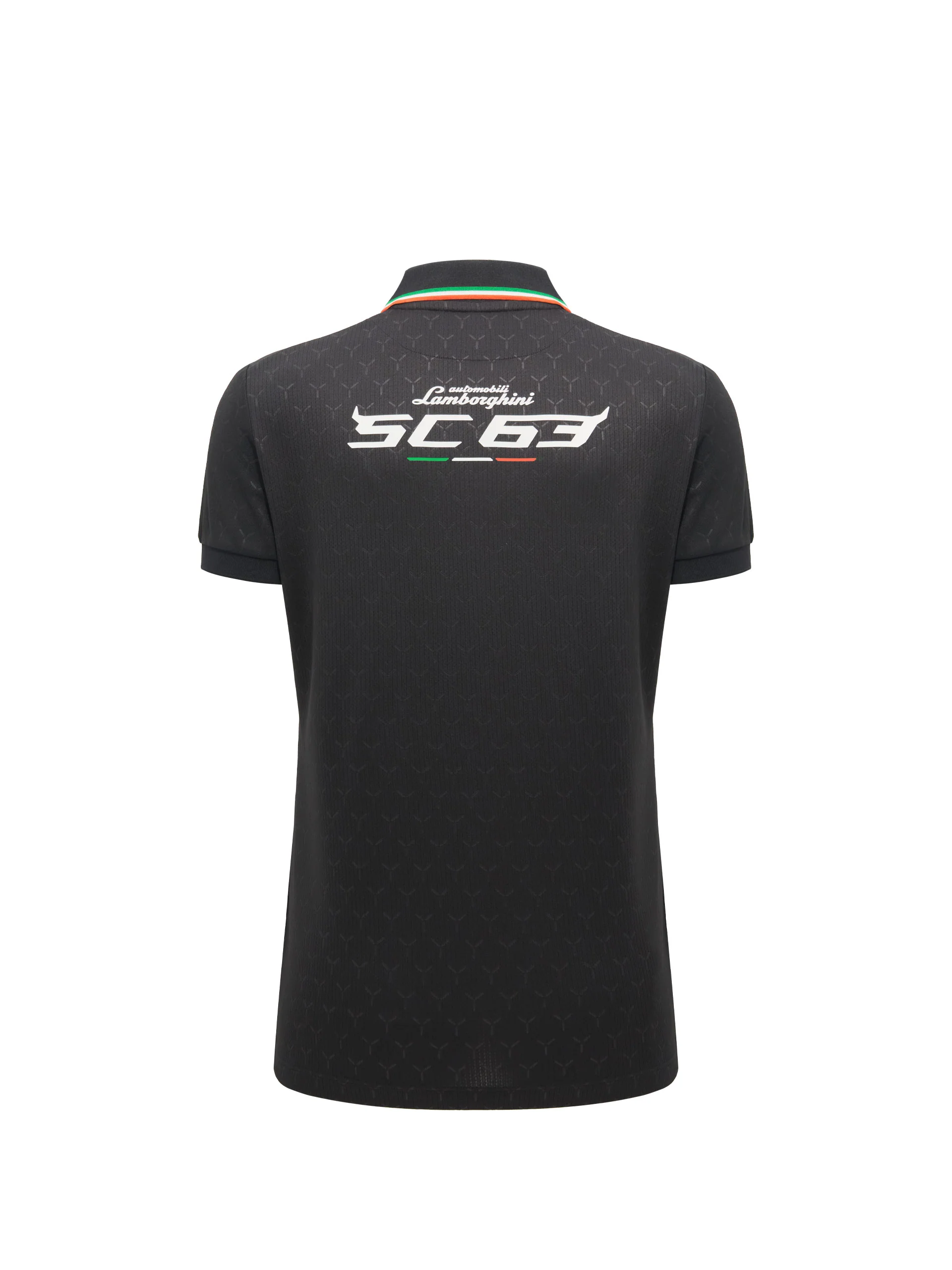 Squadra Corse women's black polo shirt - Image 4
