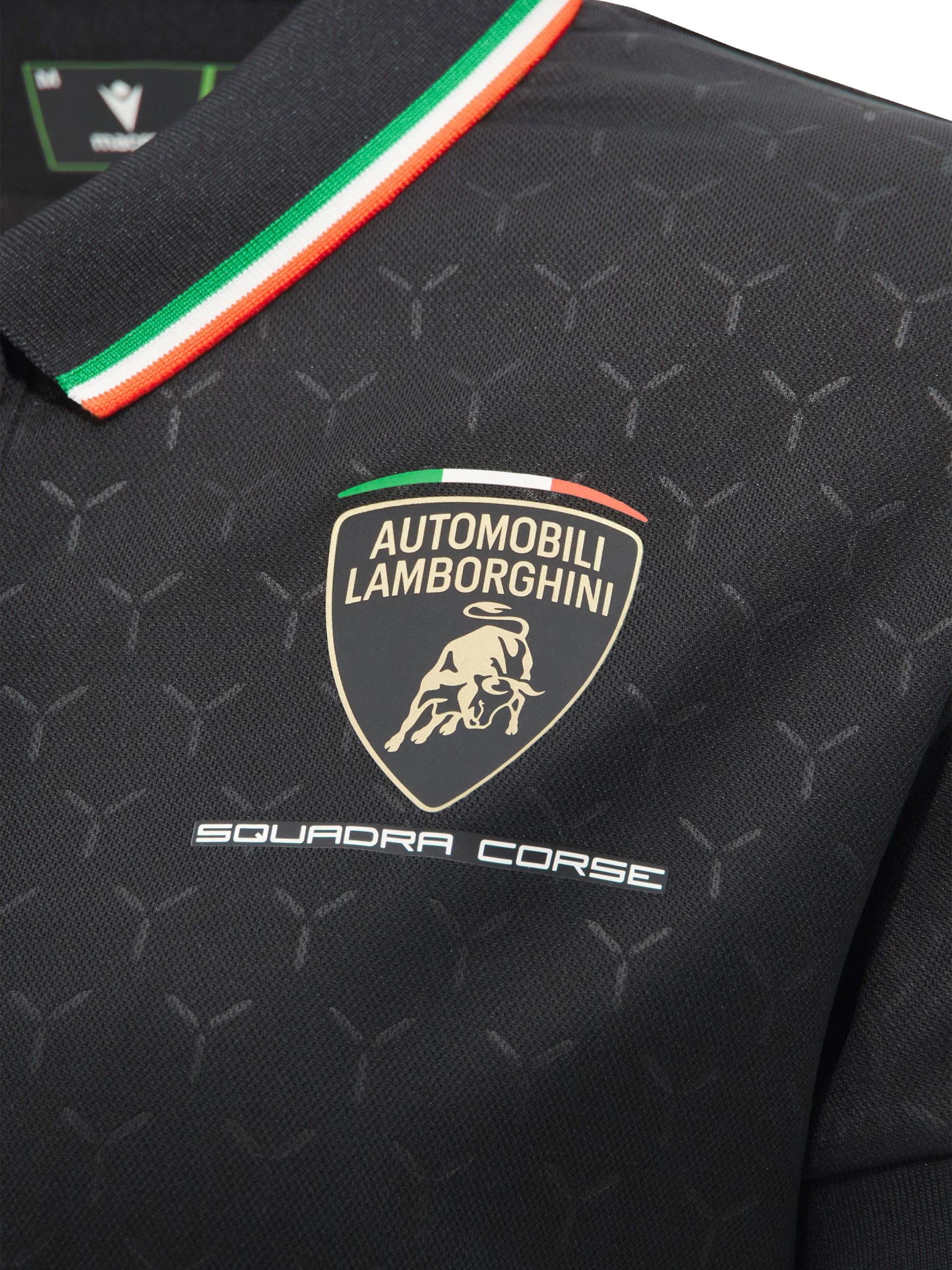 Squadra Corse women's black polo shirt - Image 5