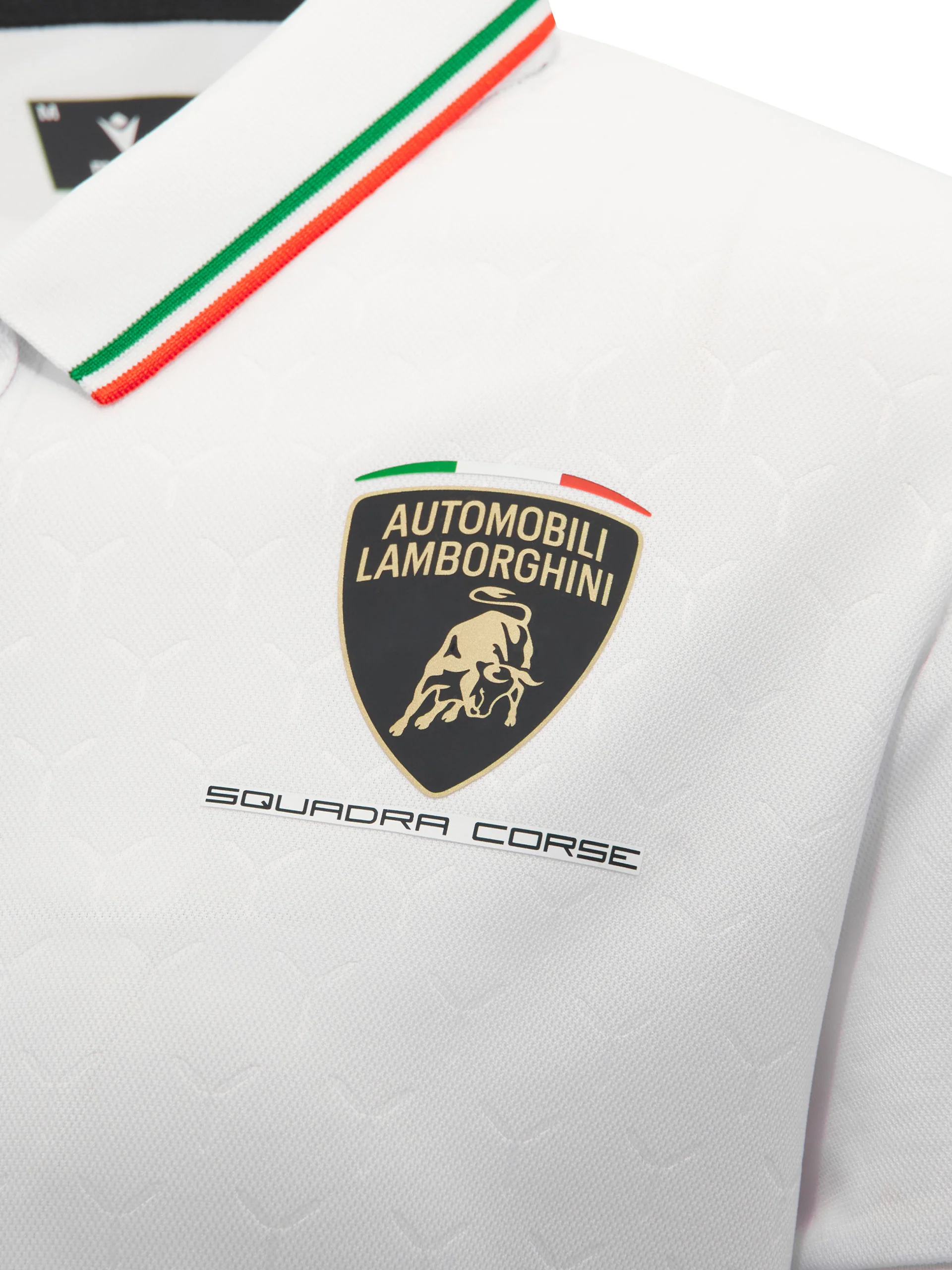 Squadra Corse women's white polo shirt - Image 5
