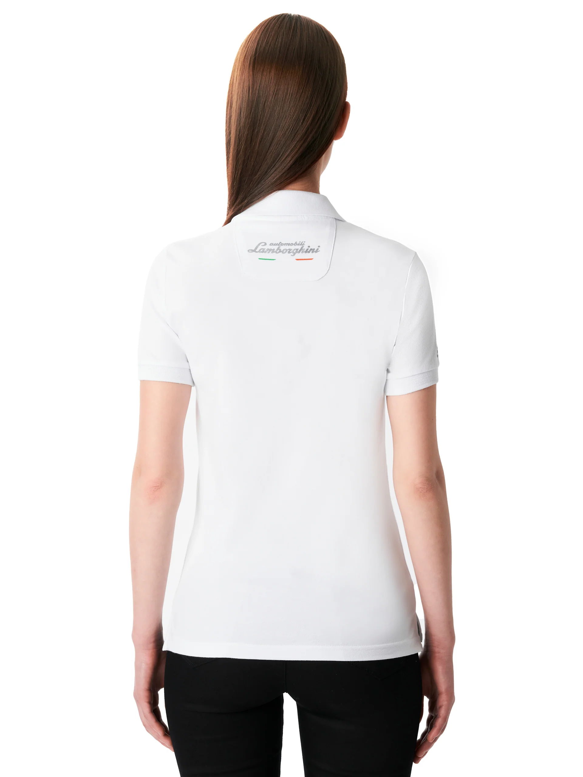 Women's white polo shirt - Image 4