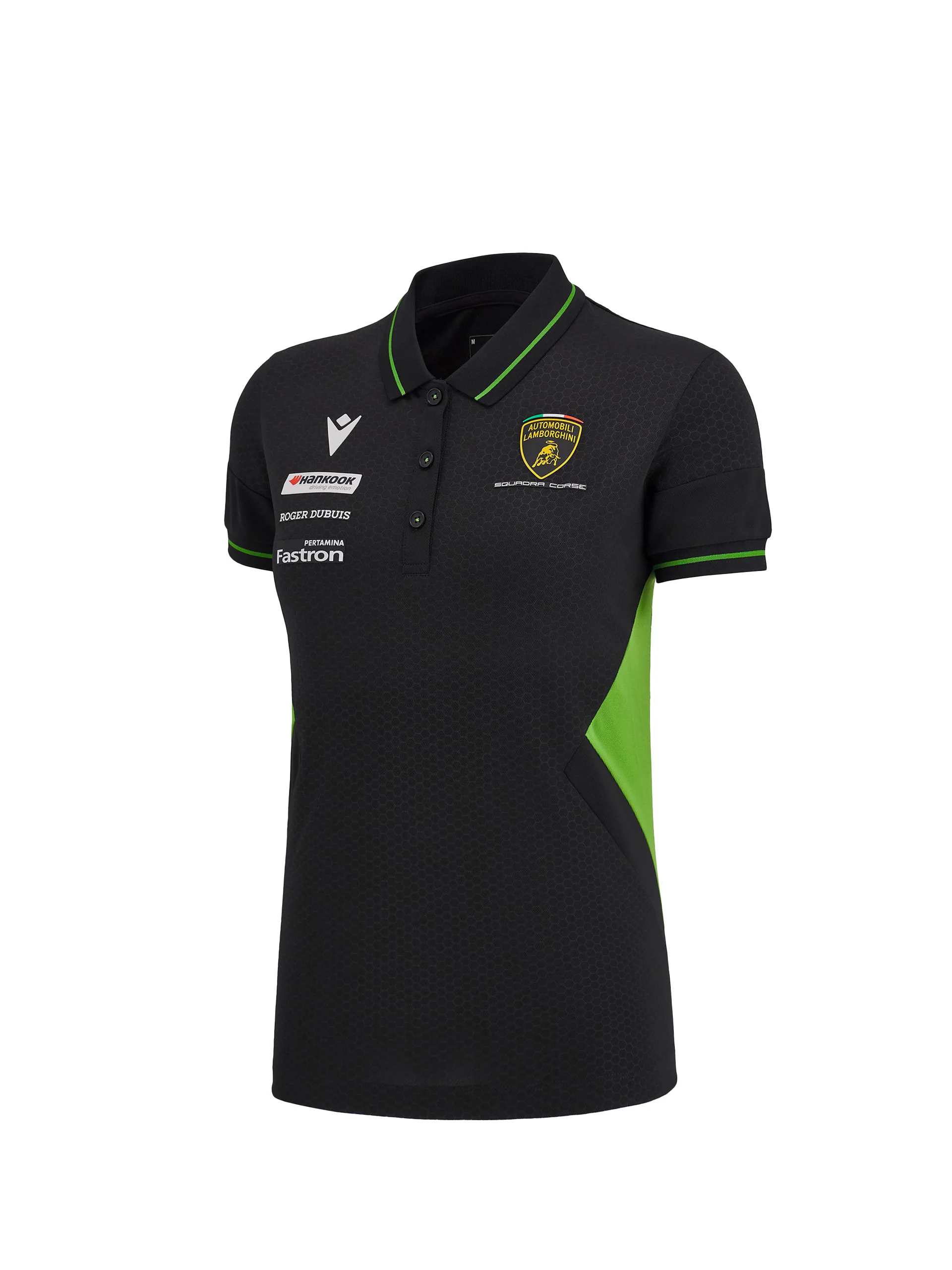 Women's Squadra Corse black polo shirt - Image 7