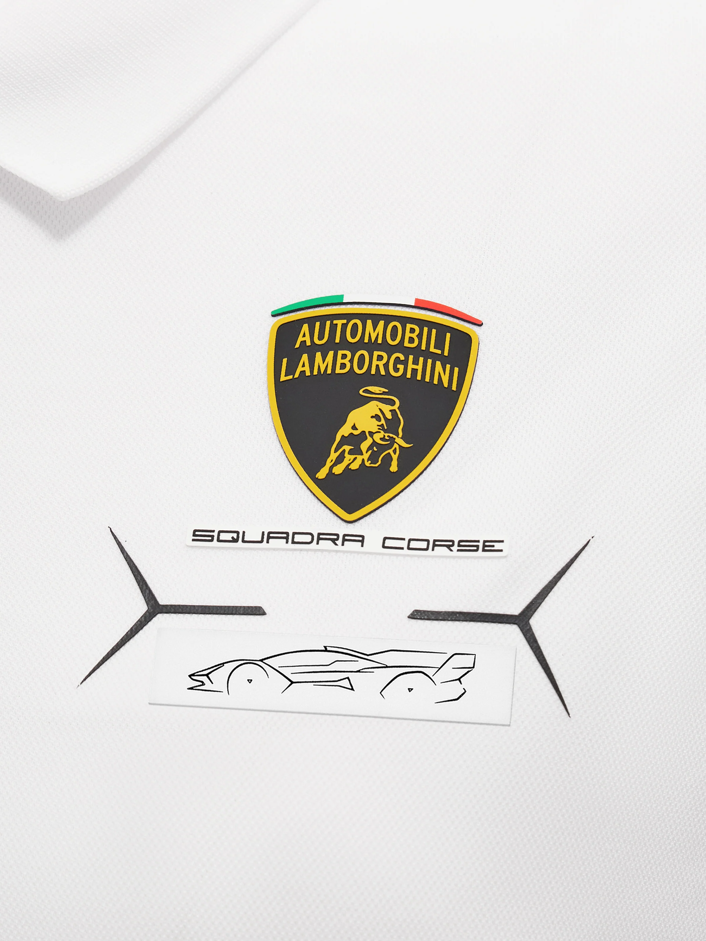 Women's Squadra Corse white polo shirt - Image 5