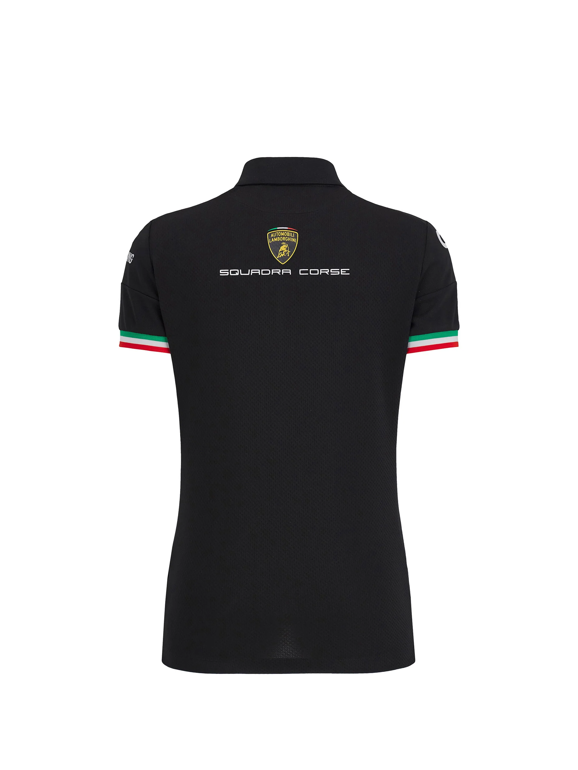 Women's Squadra Corse black polo shirt - Image 4