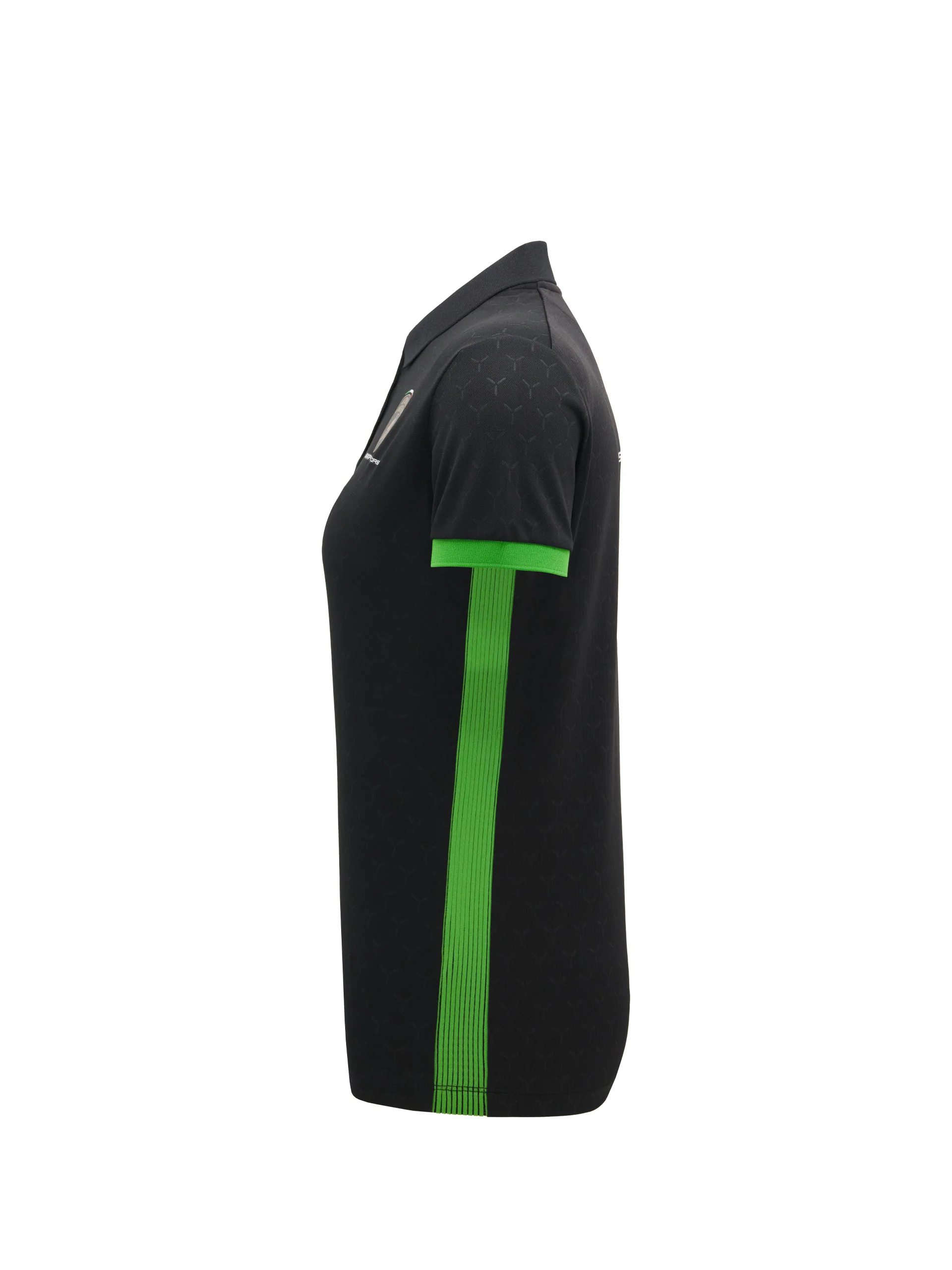 Squadra Corse women's black polo shirt - Image 3