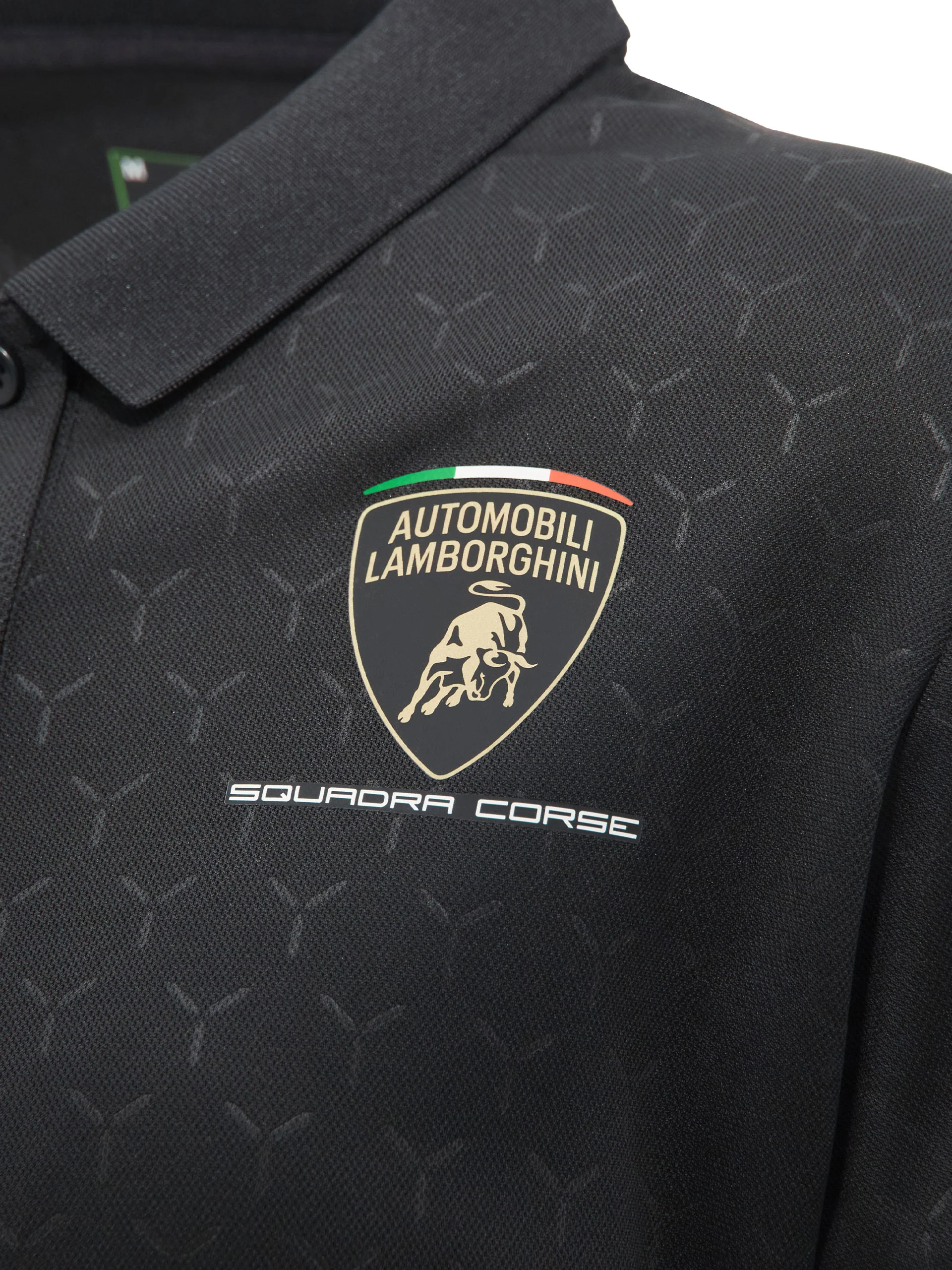 Squadra Corse women's black polo shirt - Image 5