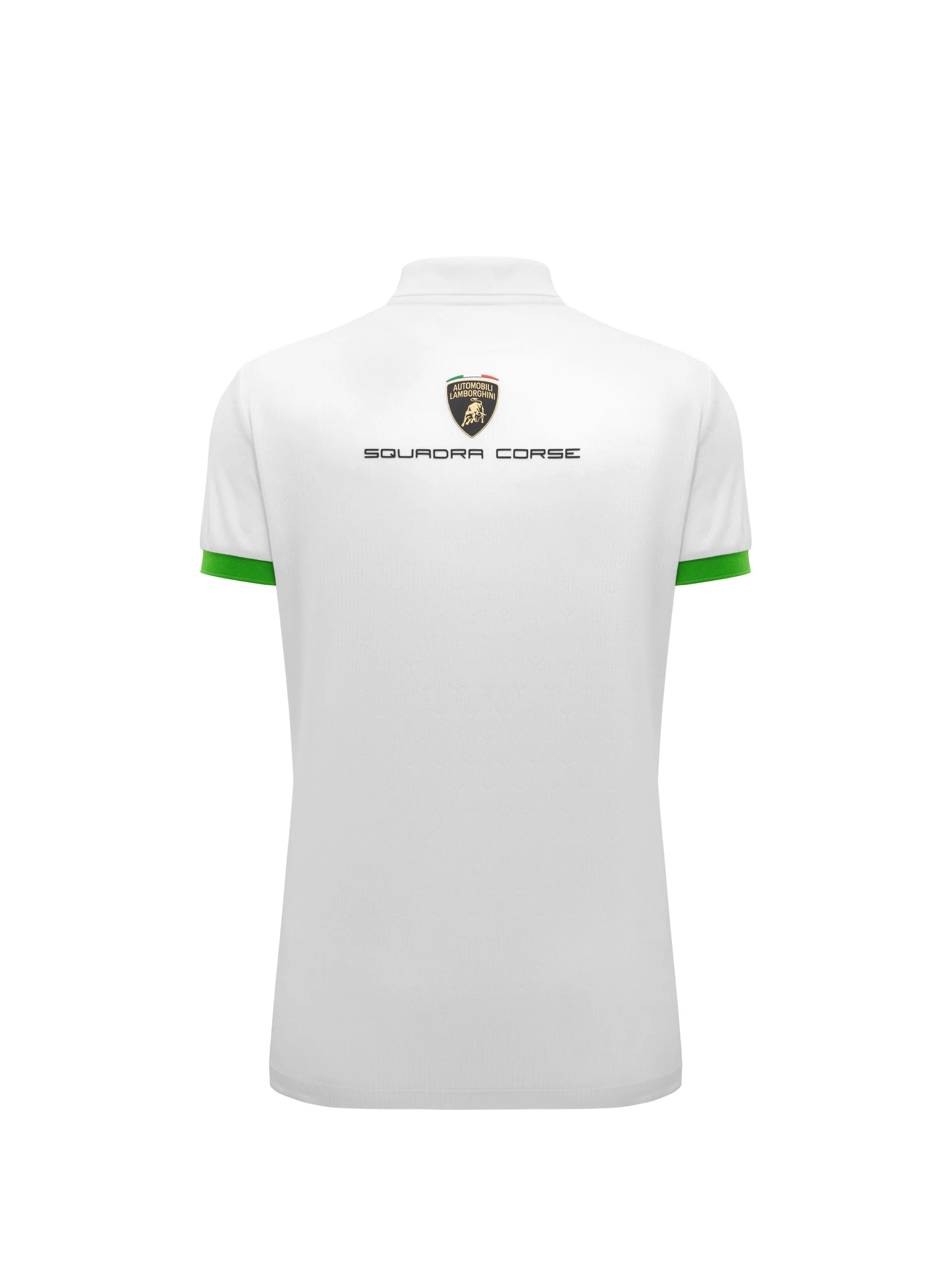 Squadra Corse women's white polo shirt - Image 4