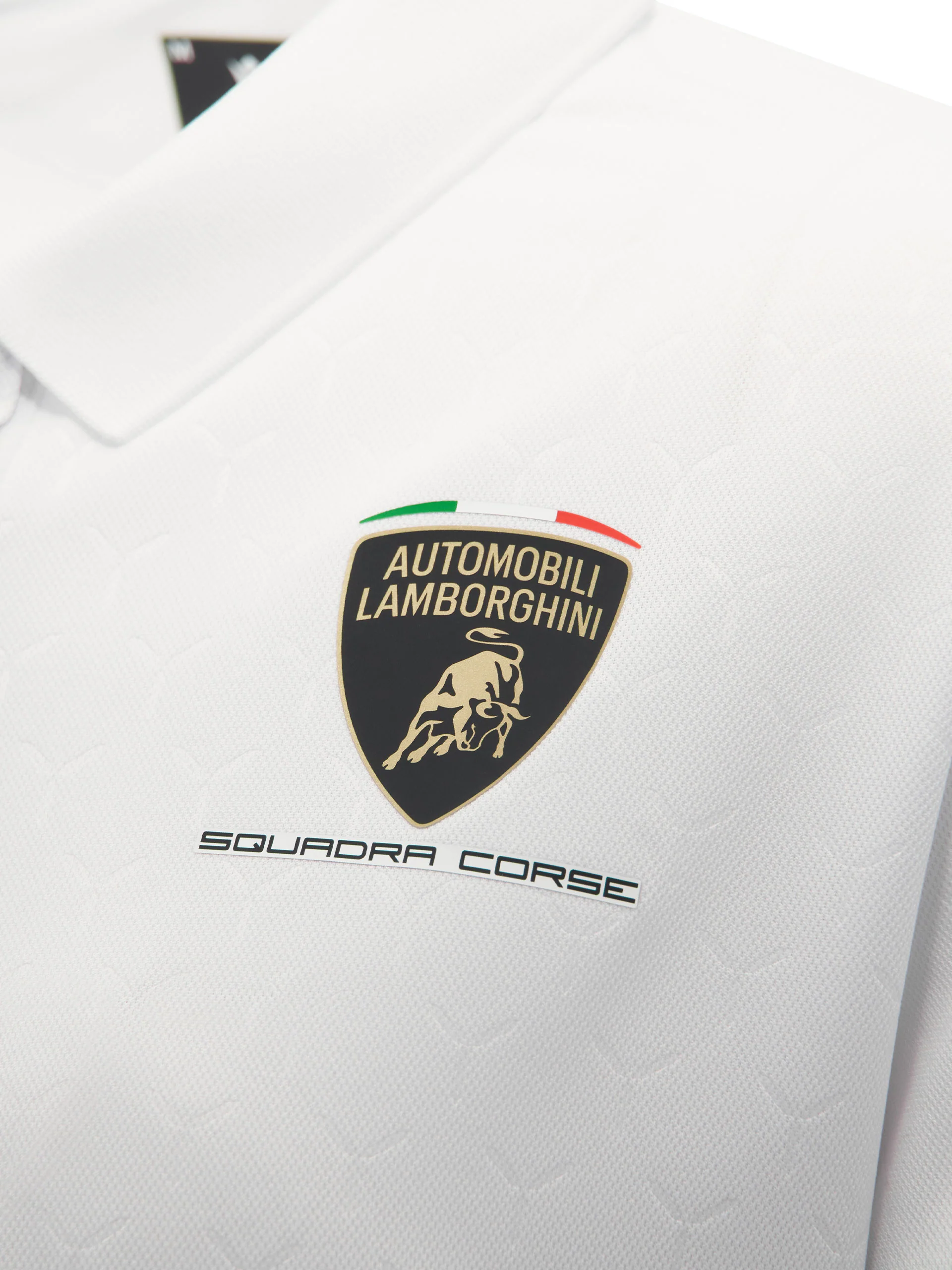 Squadra Corse women's white polo shirt - Image 5